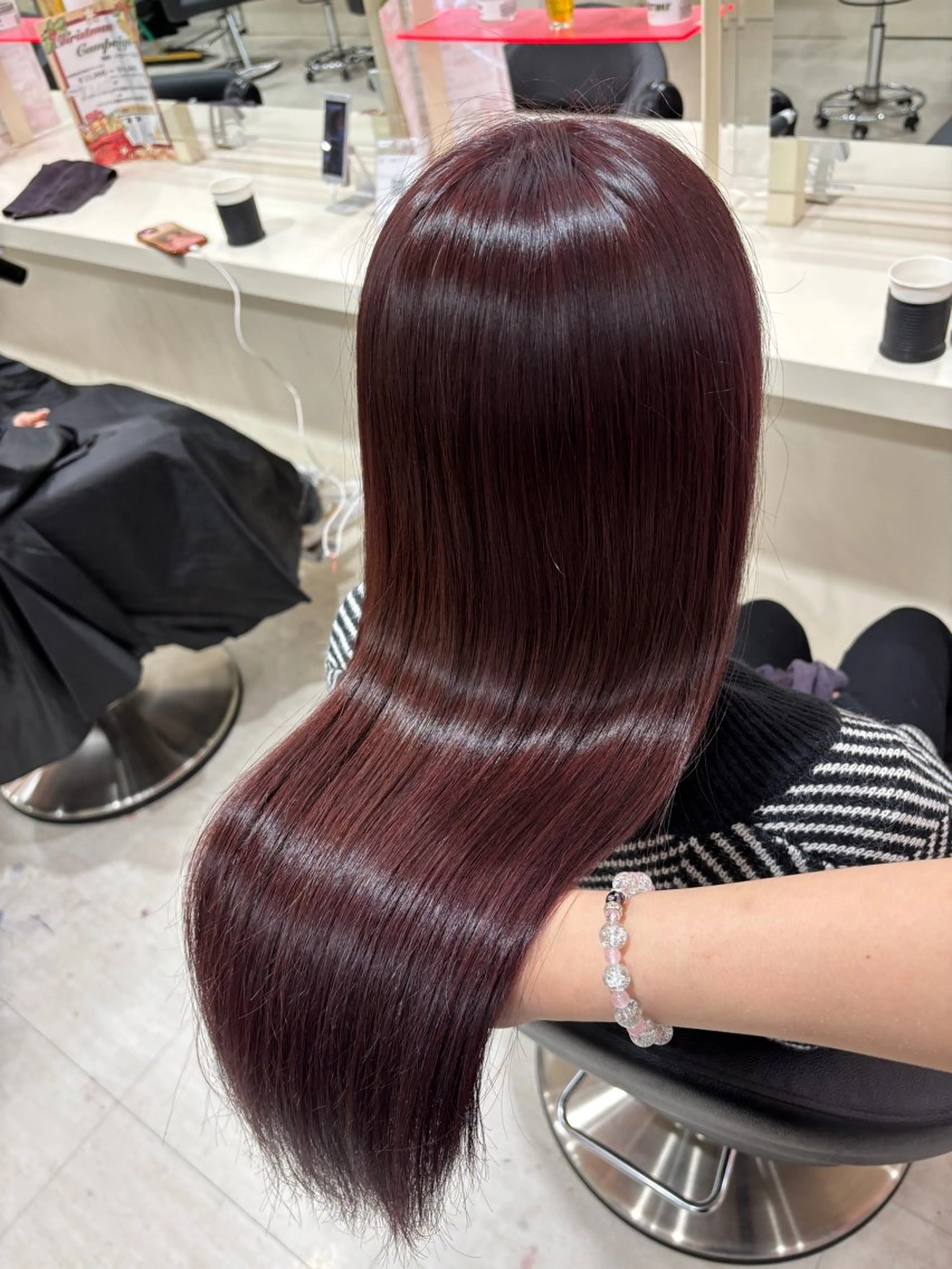 ロング カラー ヘアアレンジ ヘアカラー 🎀 yuuka🎀のヘアスタイル