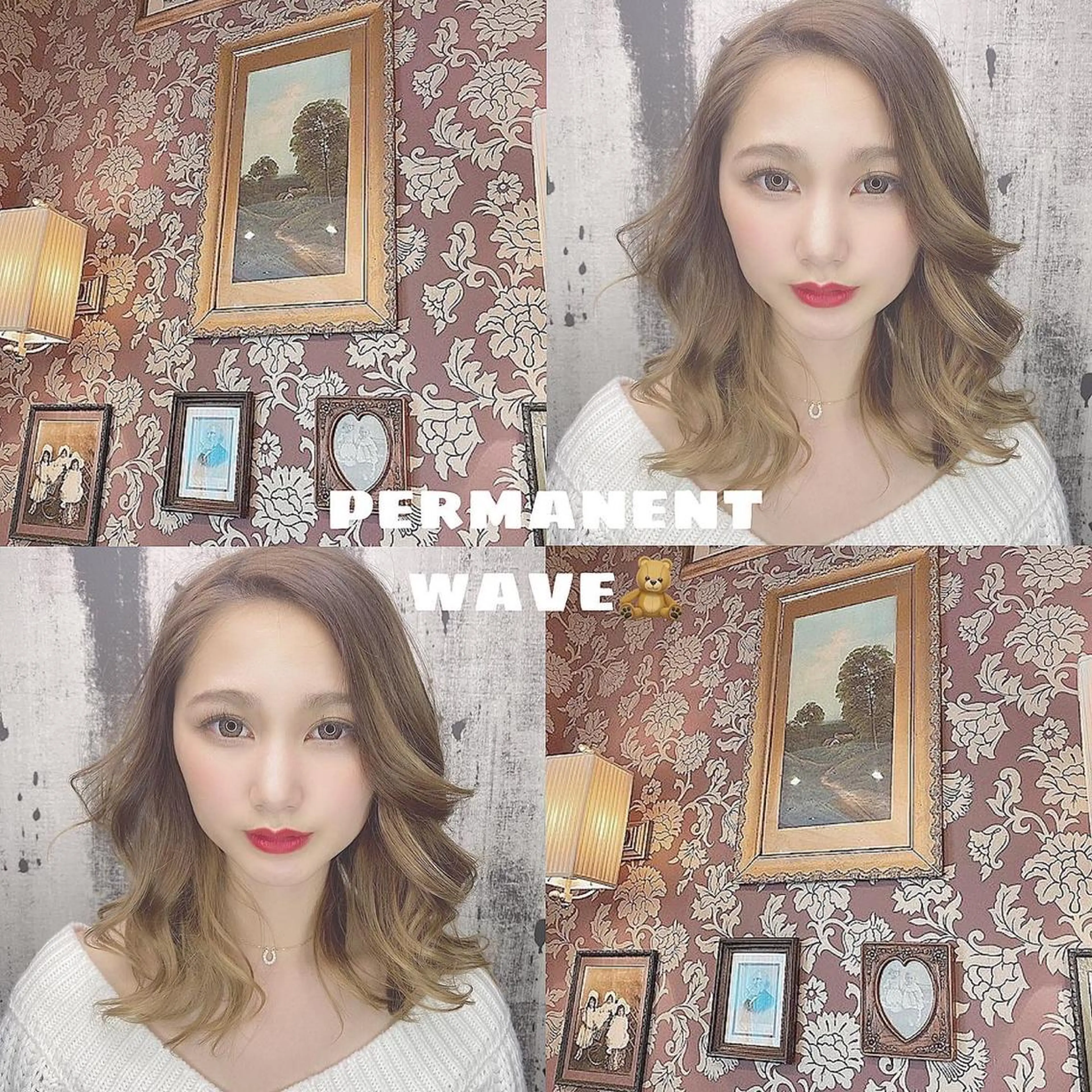 セミロング カラー パーマ ヘアアレンジ ヘアカラー 🐠店長 二田直人🐠のヘアスタイル