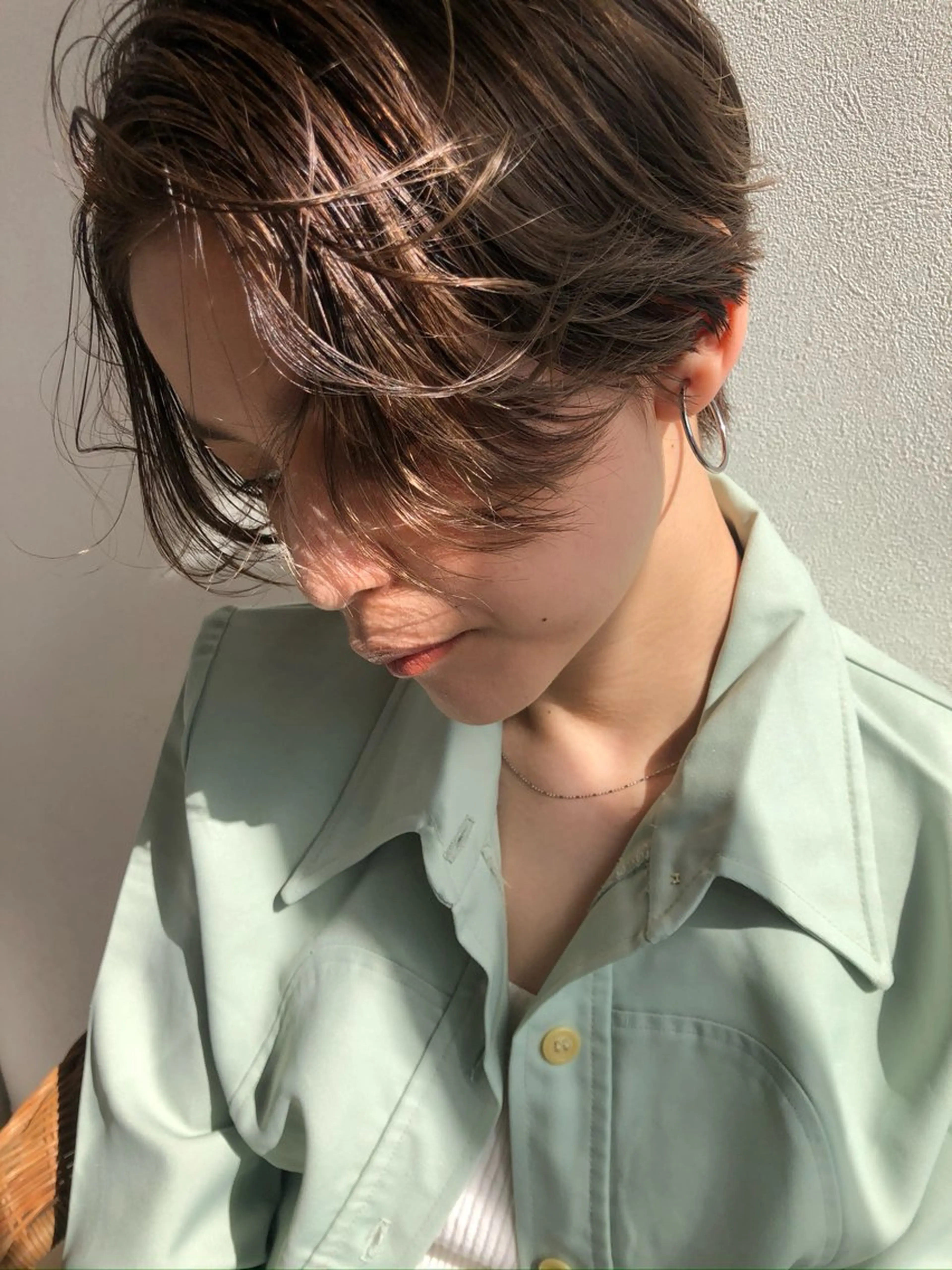 ショート カット ヘアカラー トリートメント . nanamiのヘアスタイル