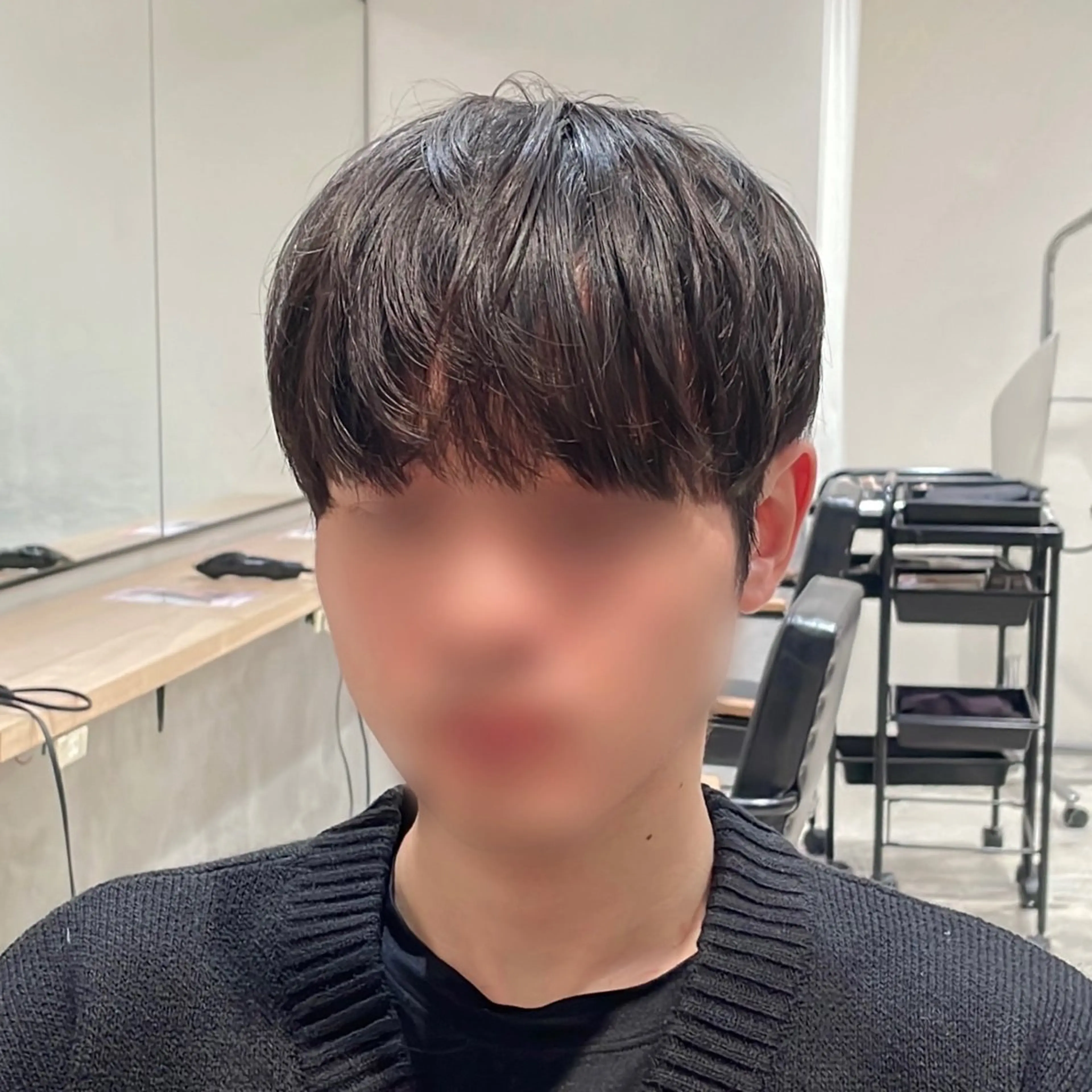 ショート カラー パーマ ヘアアレンジ メンズ カット パーマ 縮毛矯正 ヘアセット パク・ボミン小野リエ 韓国ハーフ🦊のその他イメージ