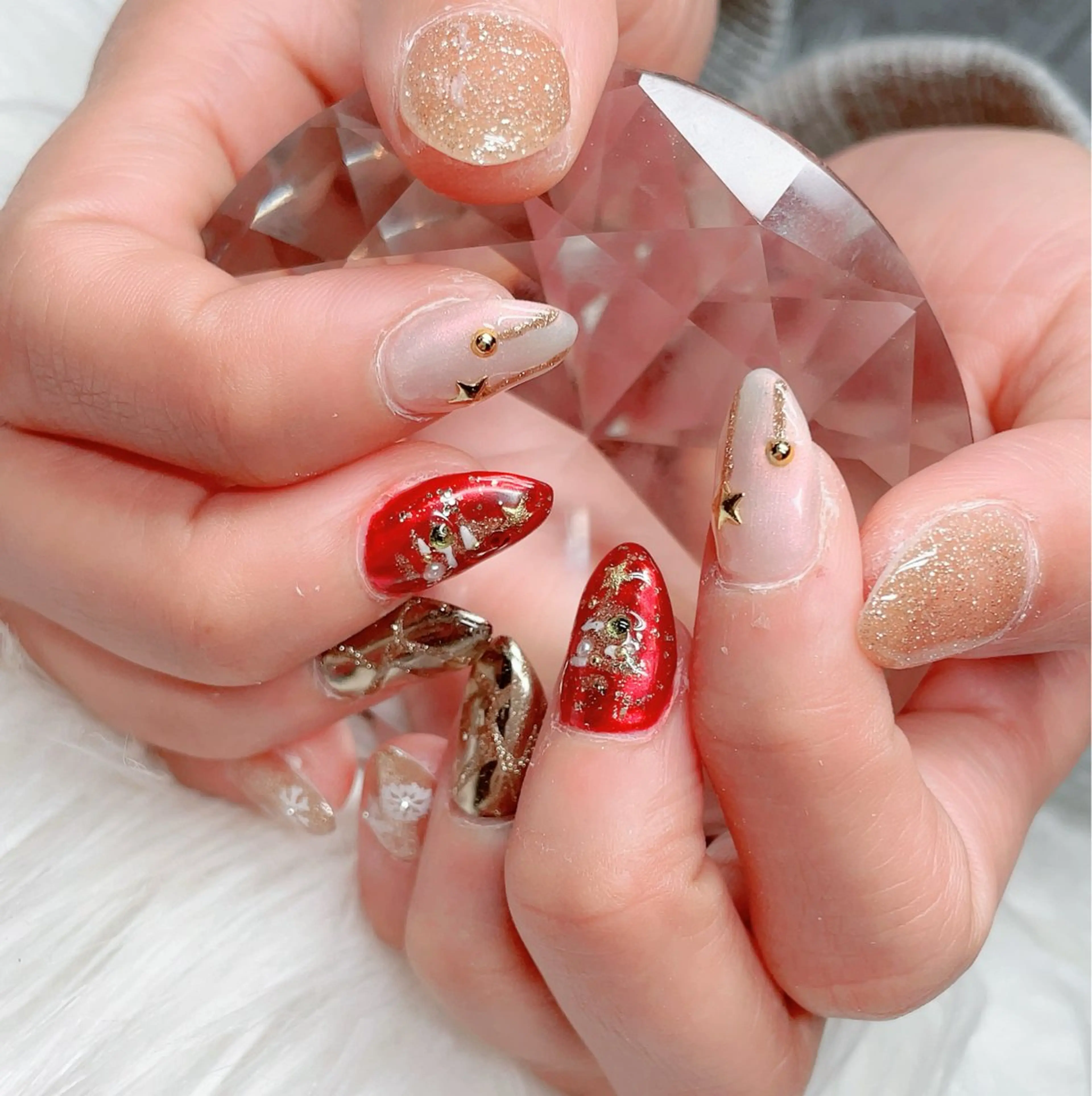 ネイル ハンドネイル nail&eye Ariesのネイルデザイン