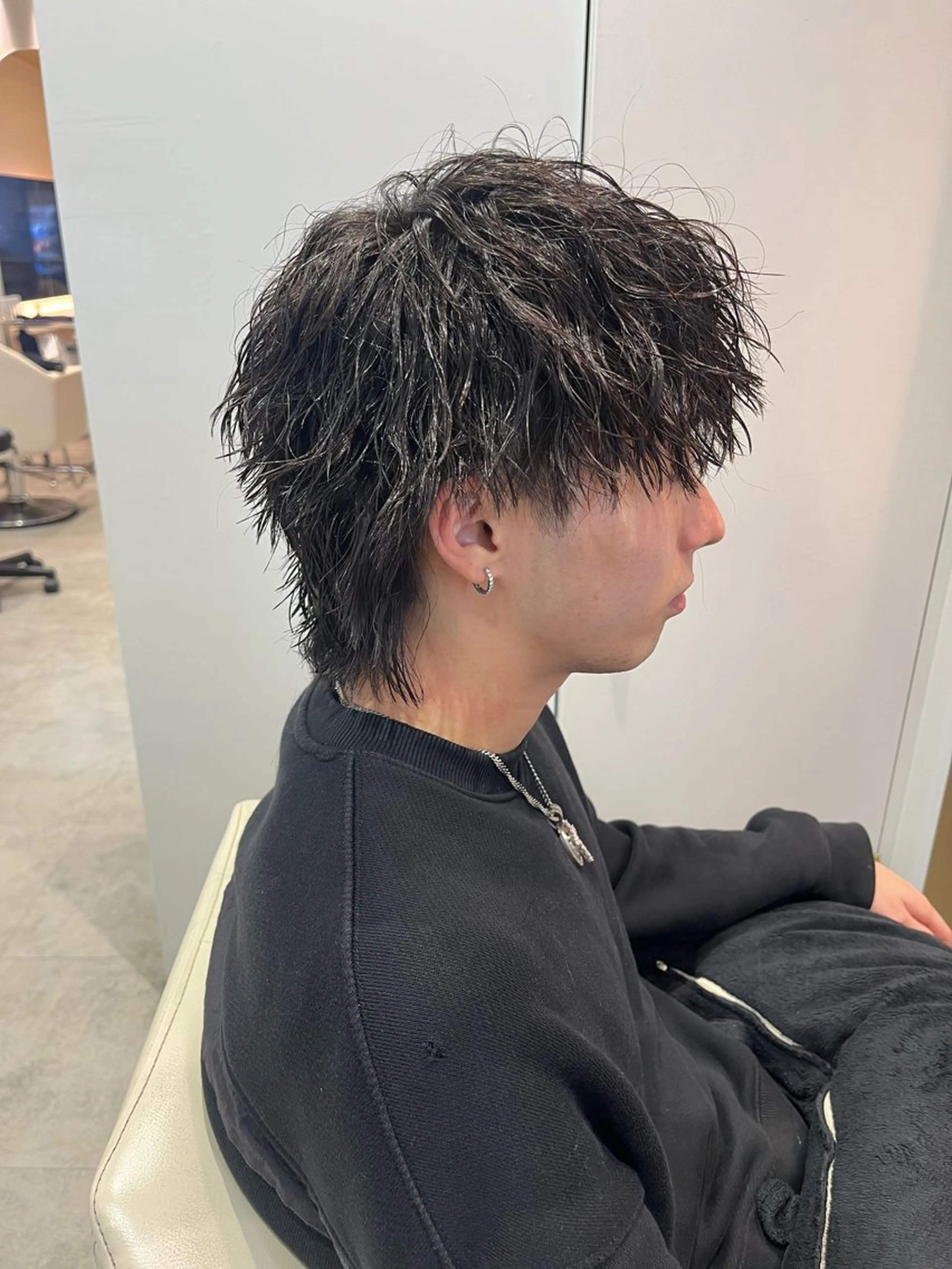 パーマ メンズ メンズパーマ 金安 かんたのヘアスタイル