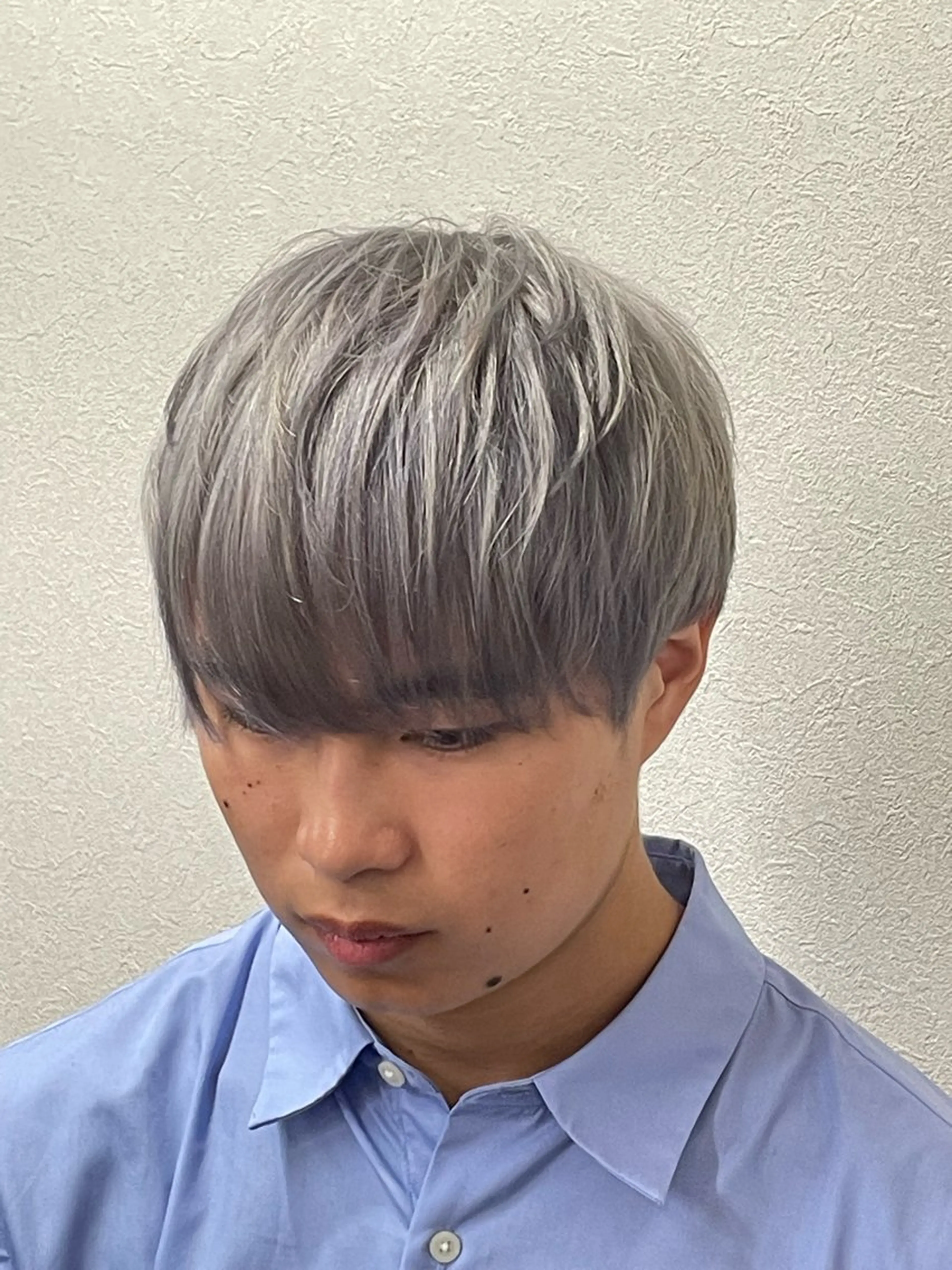 ショート カラー メンズ カット ヘアカラー トリートメント SEPHILE所属・メンズ韓国ヘア👹 KAJIのヘアスタイル