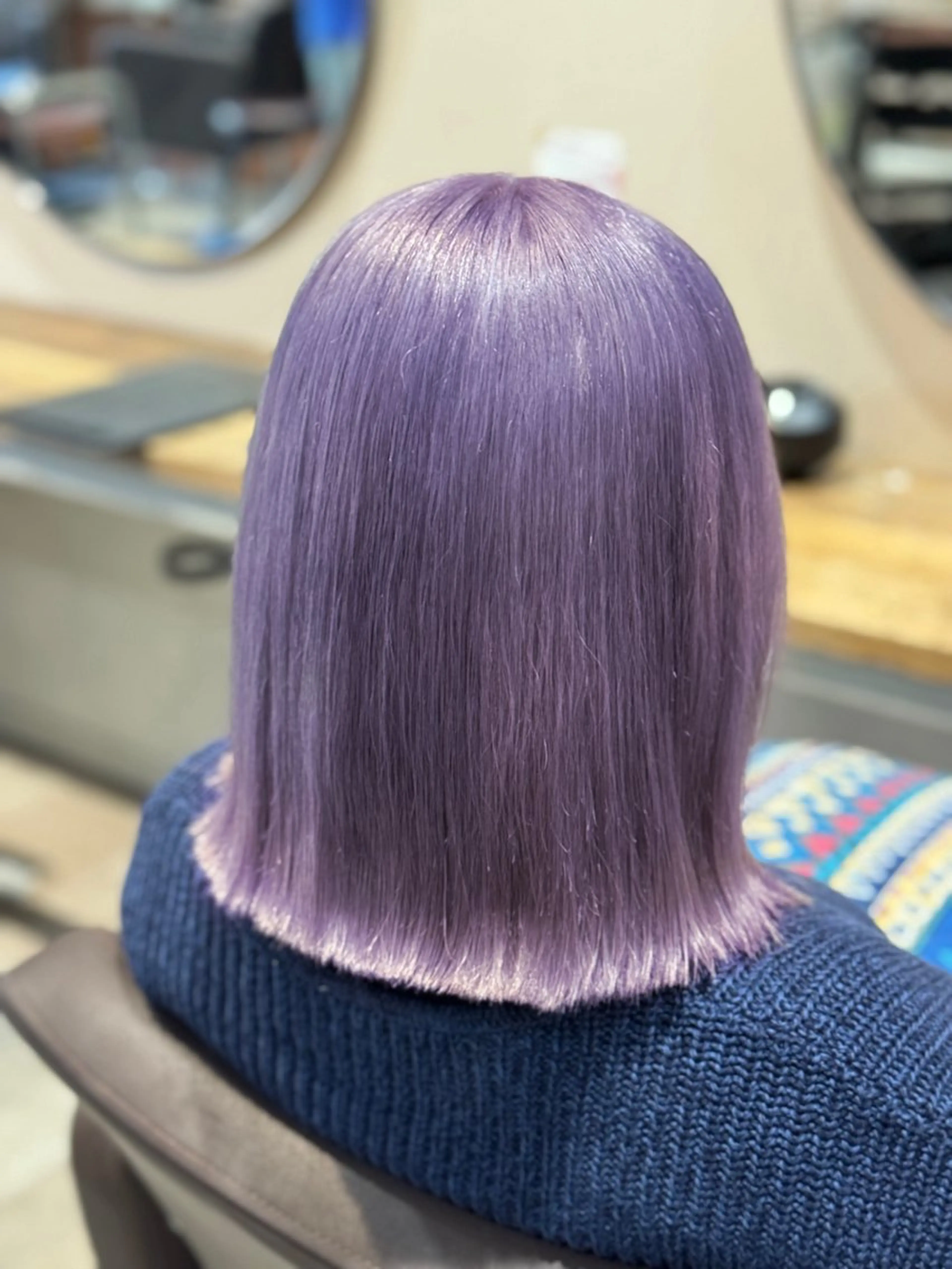 ミディアム カラー ラベンダーカラー 👾TAMURA MAAYA👾のヘアスタイル