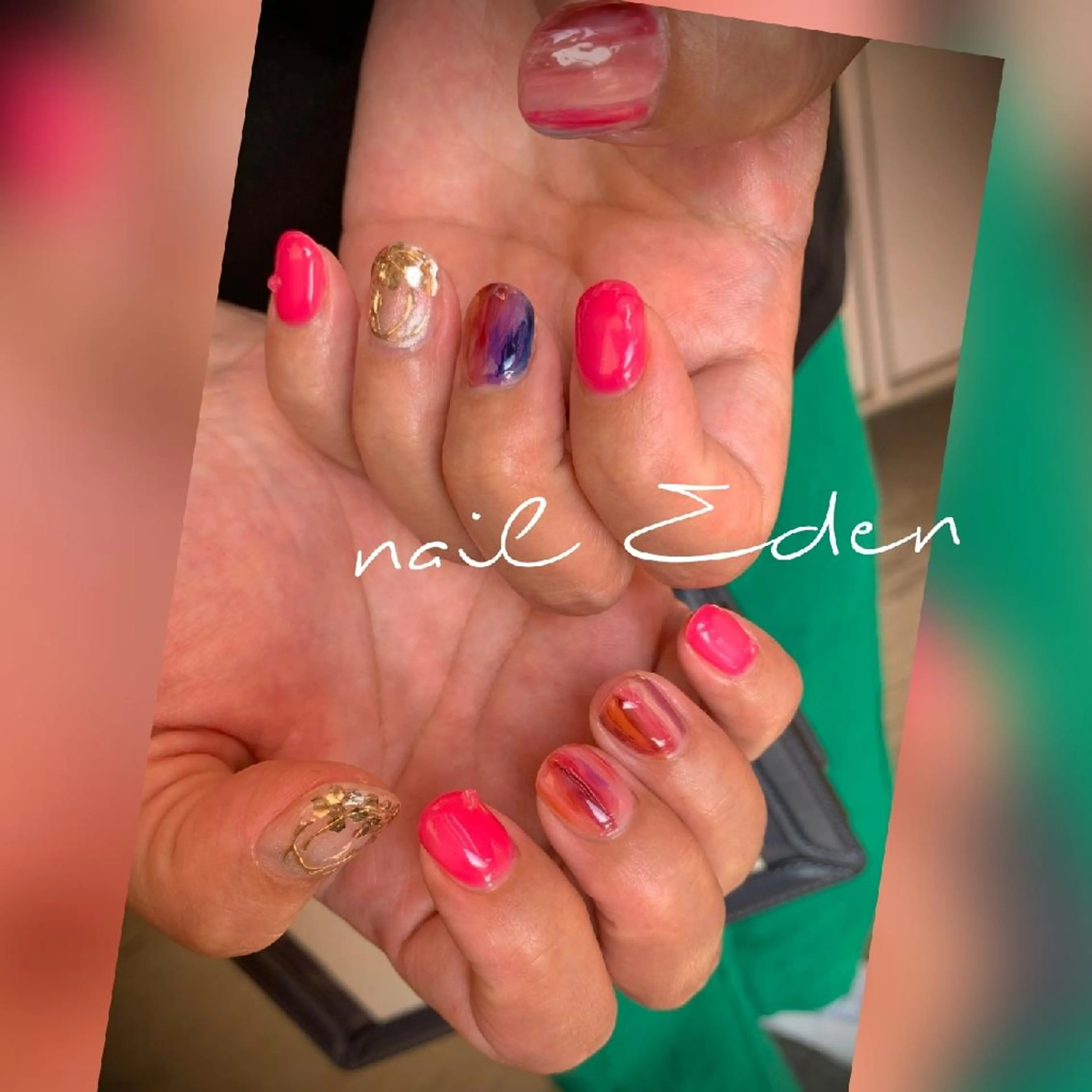 ネイル 持ち込み Eden ♾️のネイルデザイン
