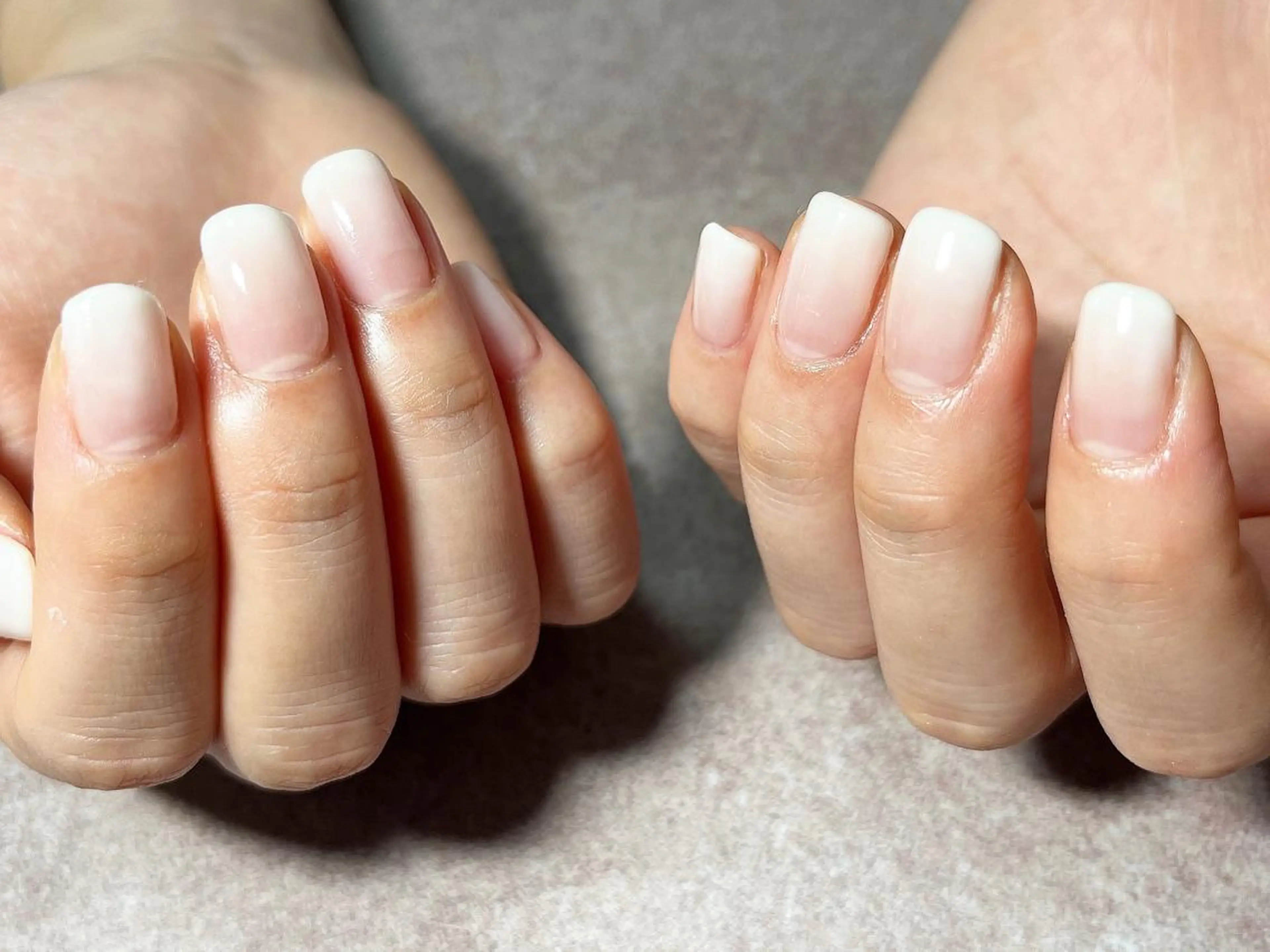 ネイル ホワイト ハンドネイル nail salon M'U【エムユー】のネイルデザイン