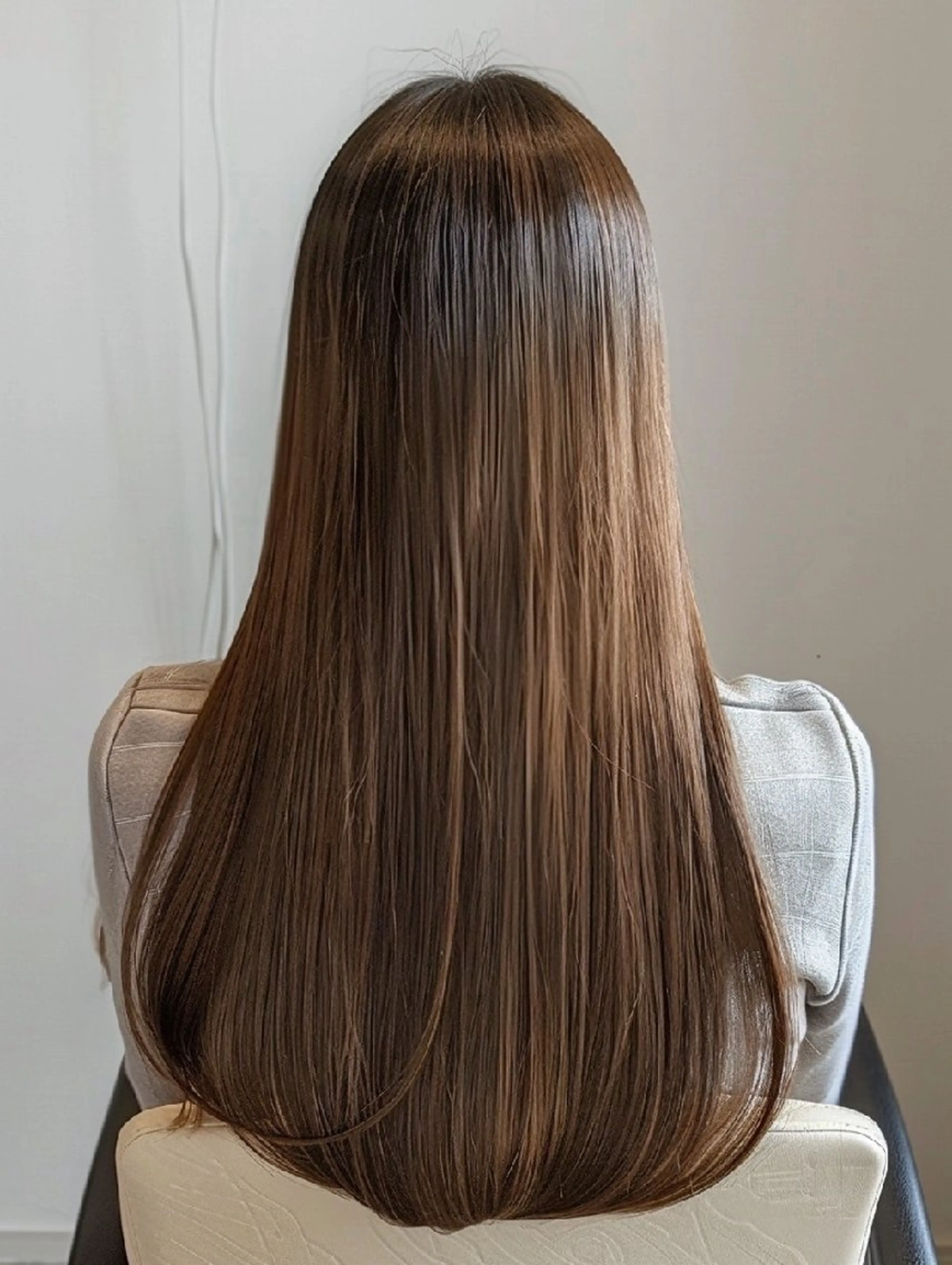 カラー ヘアカラー 束感まつぱ🥑🤍 NATUKI🤍のヘアスタイル