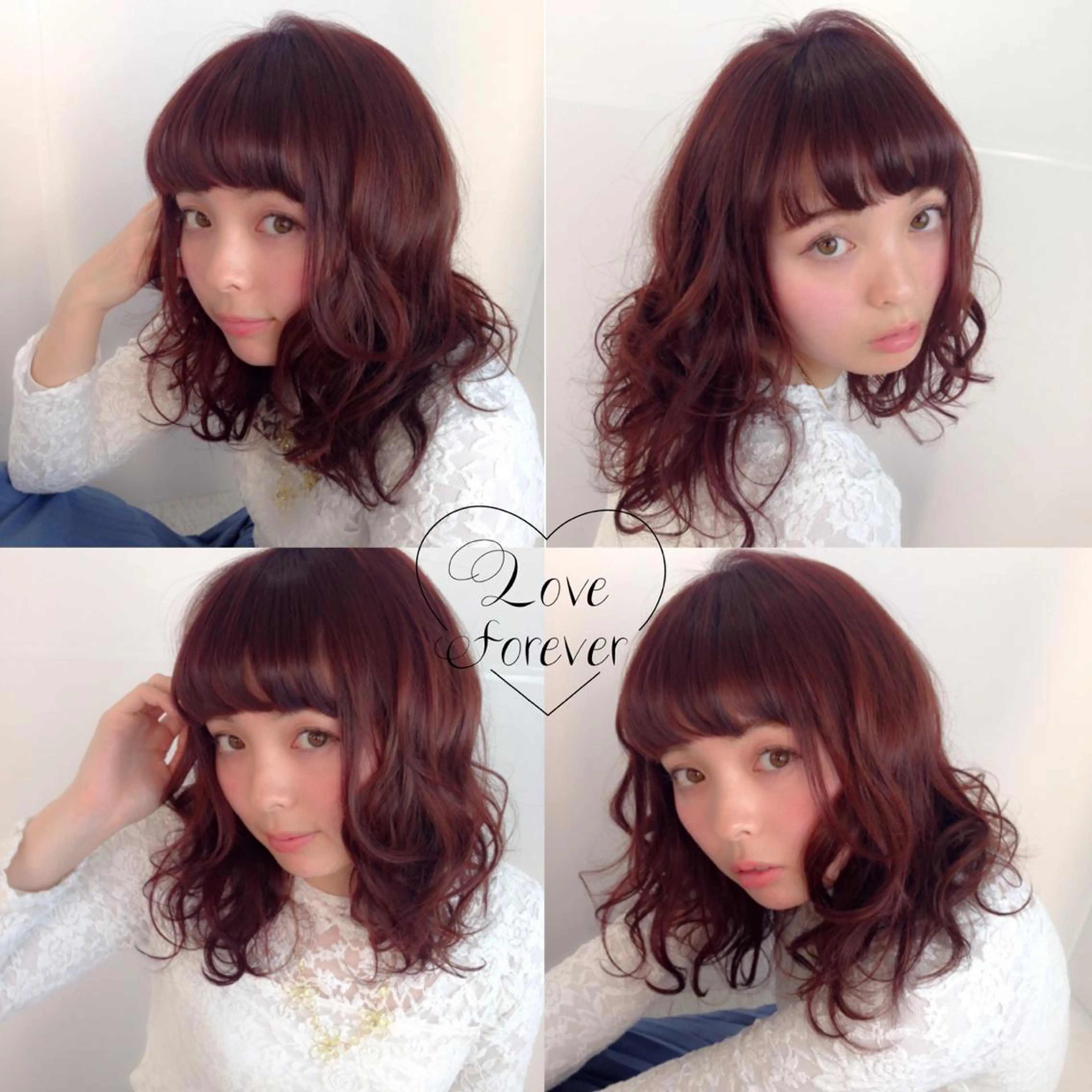 ミディアム カラー ブリーチ ブラウンカラー ブリーチなしカラー 韓国ヘア得意❤︎森澤 悠佳のヘアスタイル