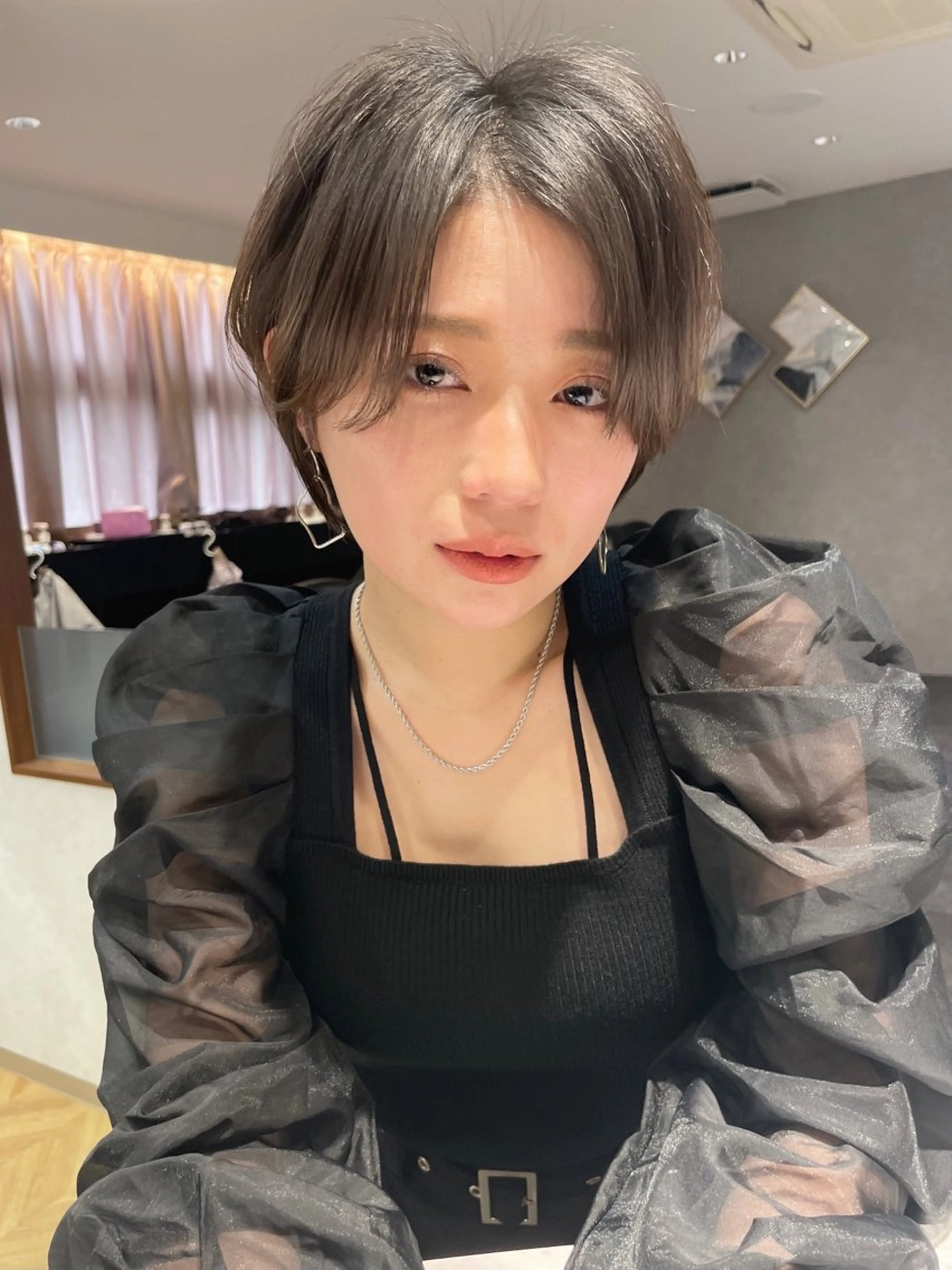 ショート カラー カット トリートメント Aster 店長 れおん✂️のヘアスタイル