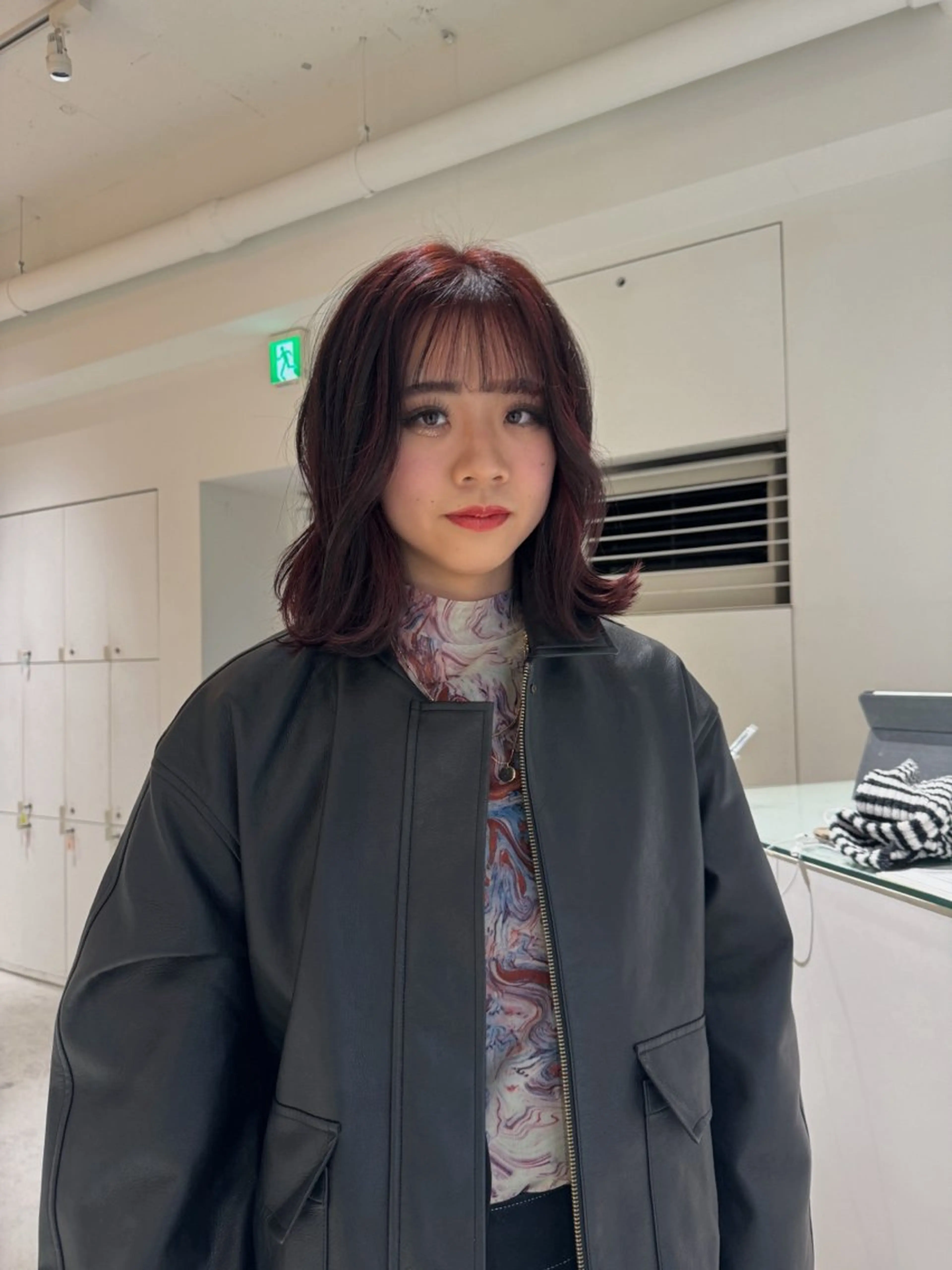 ミディアム カラー カット ヘアカラー トリートメント ralme/sol 髙橋一哉のヘアスタイル