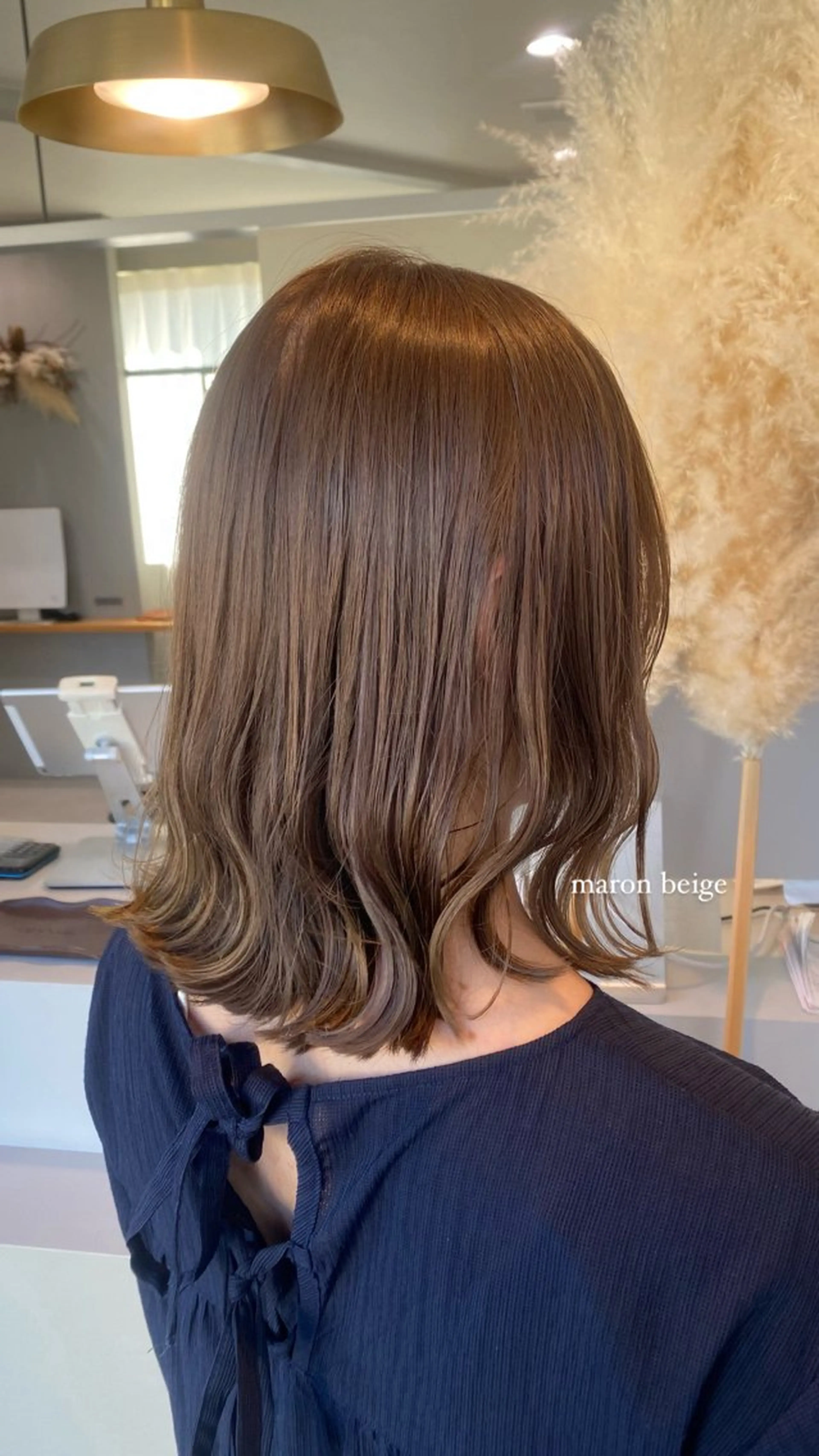 ミディアム カラー aimee 北垣 愛夏のヘアスタイル