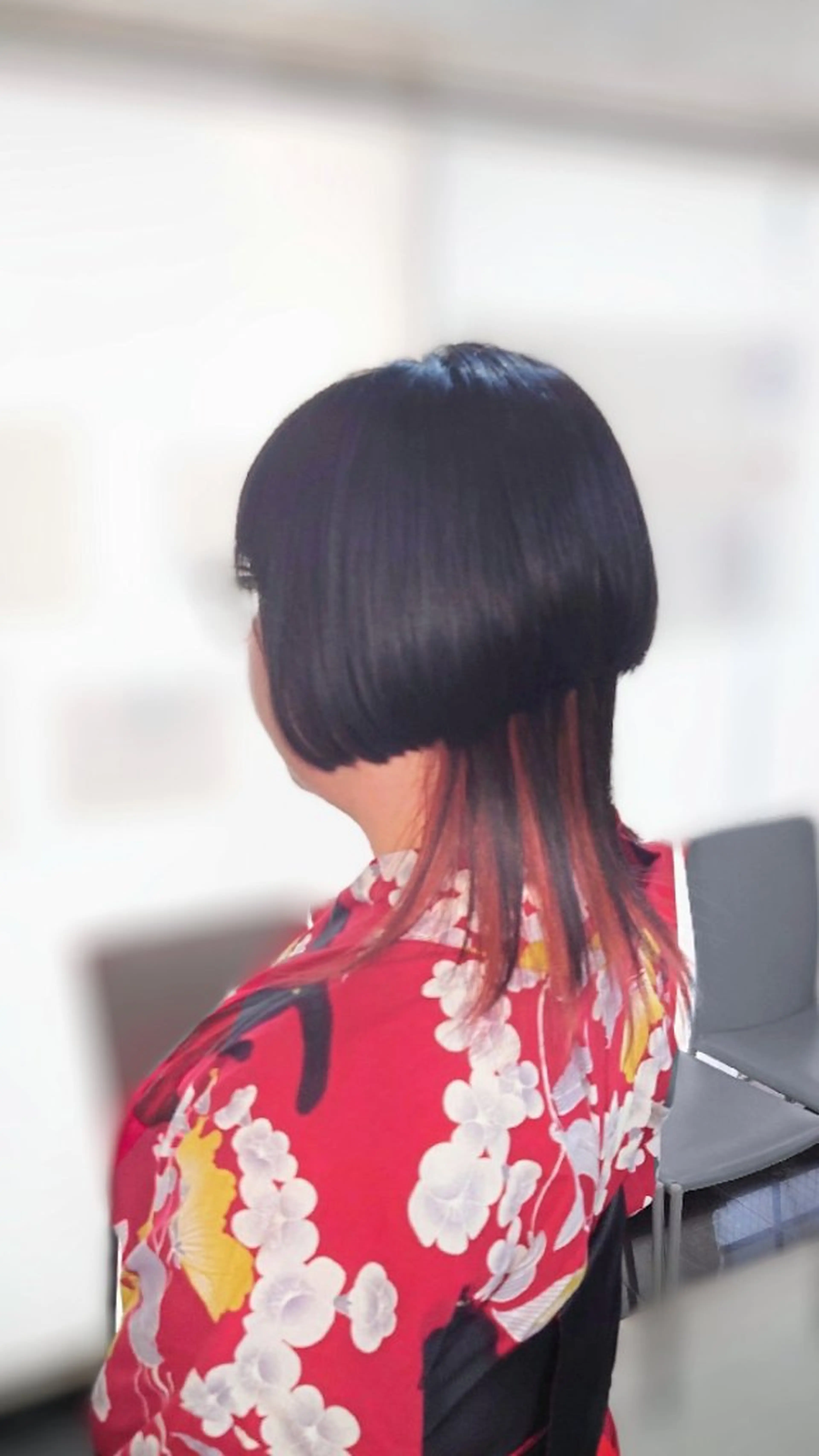 カラー ミディアム インナーカラー カット ヘアカラー トリートメント 鈴木 いづみのヘアスタイル