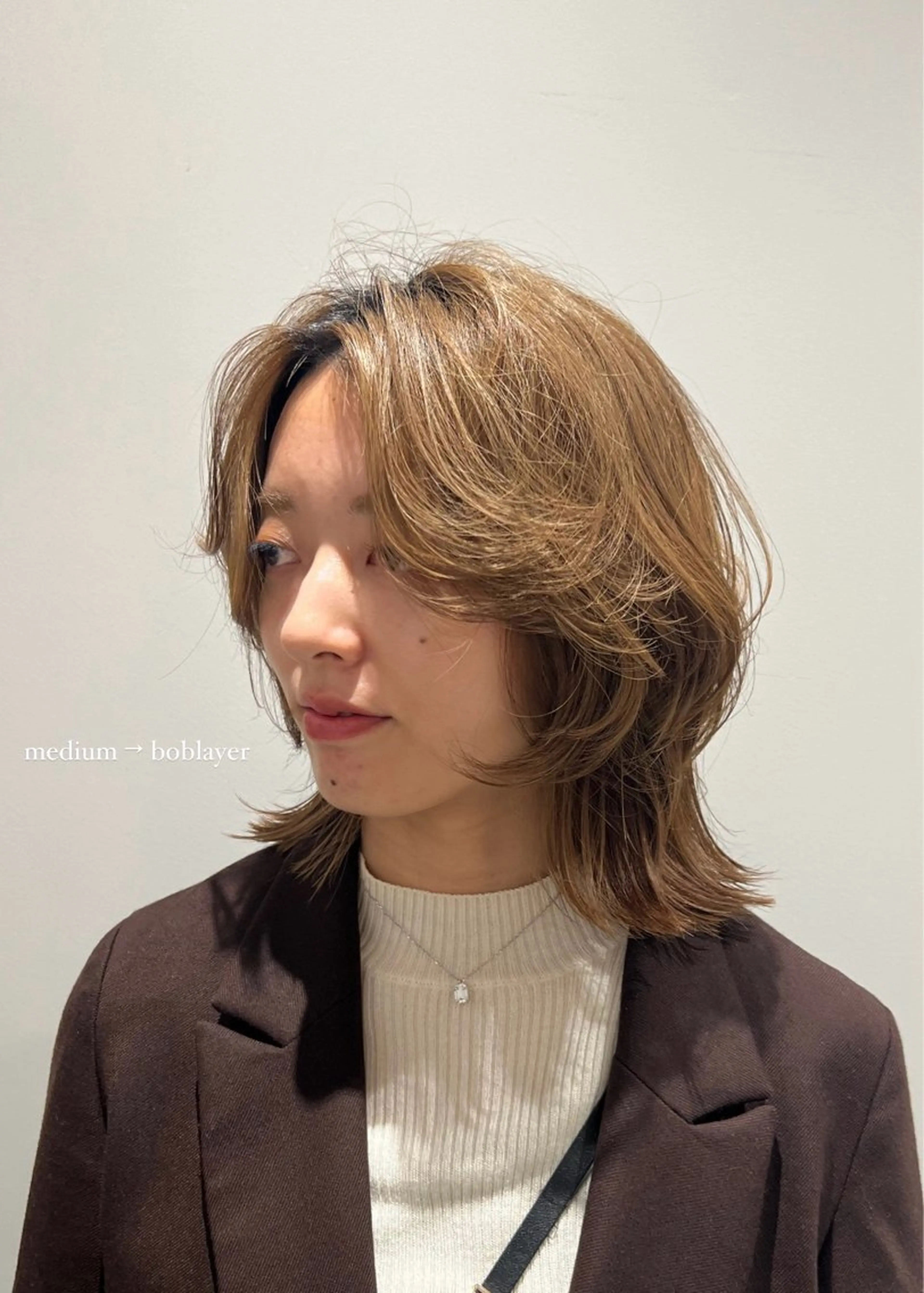 ミディアム パーマ/名古屋パーマ / コデラ ナナホのヘアスタイル