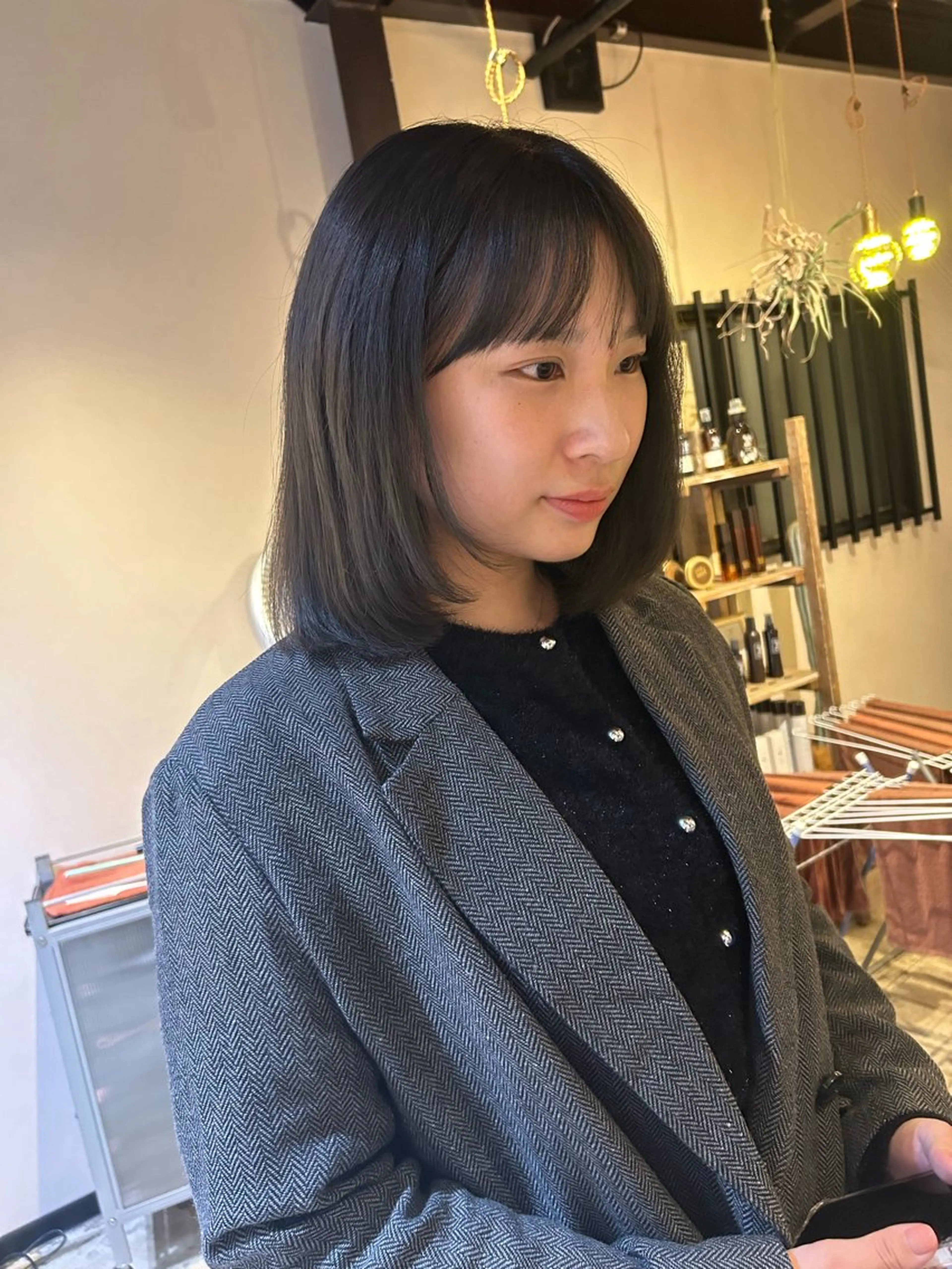 ミディアム ミディアムレイヤー レイヤーカット 北原 紗希のヘアスタイル