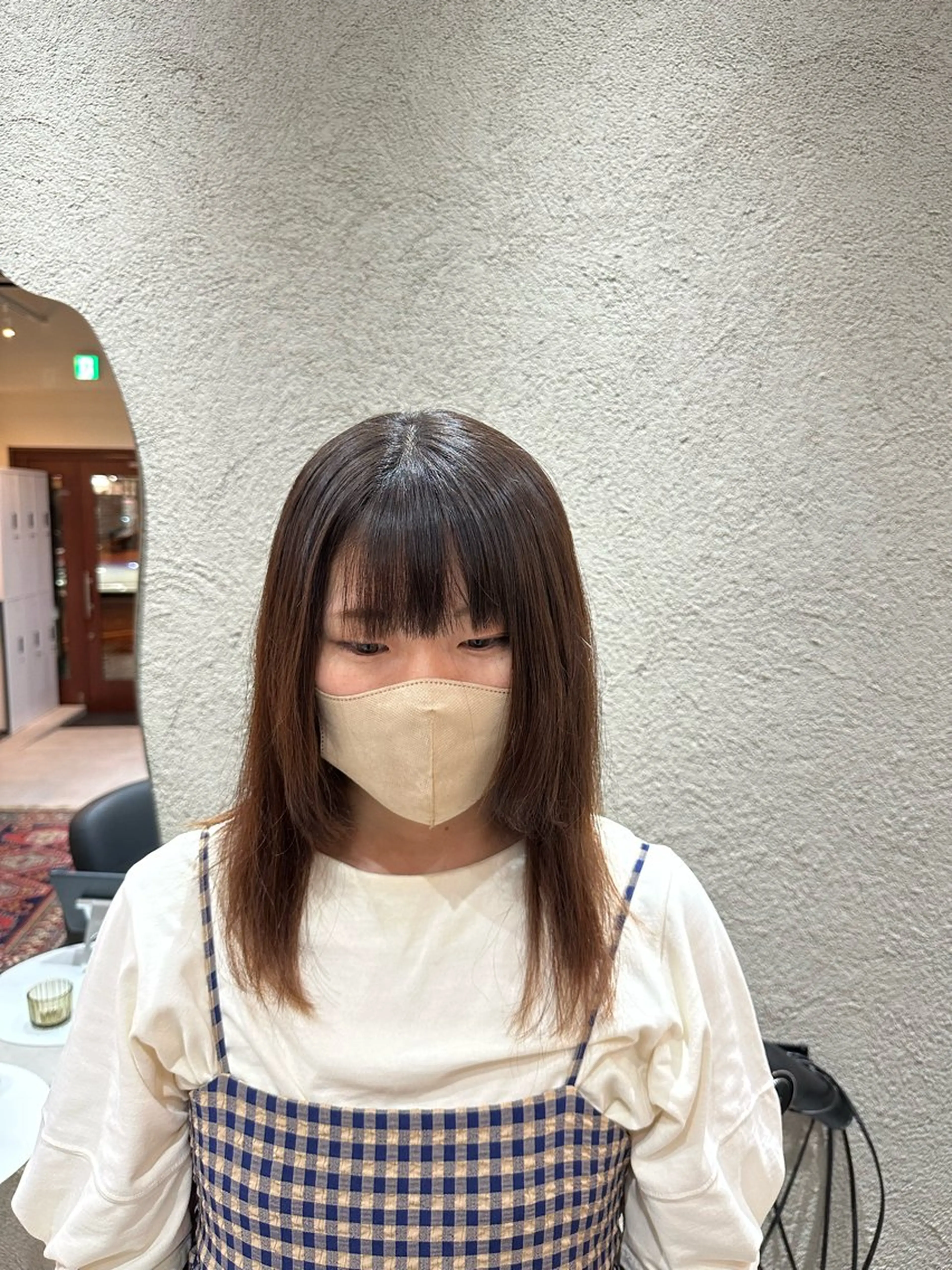 ミディアム Shiro RENのヘアスタイル