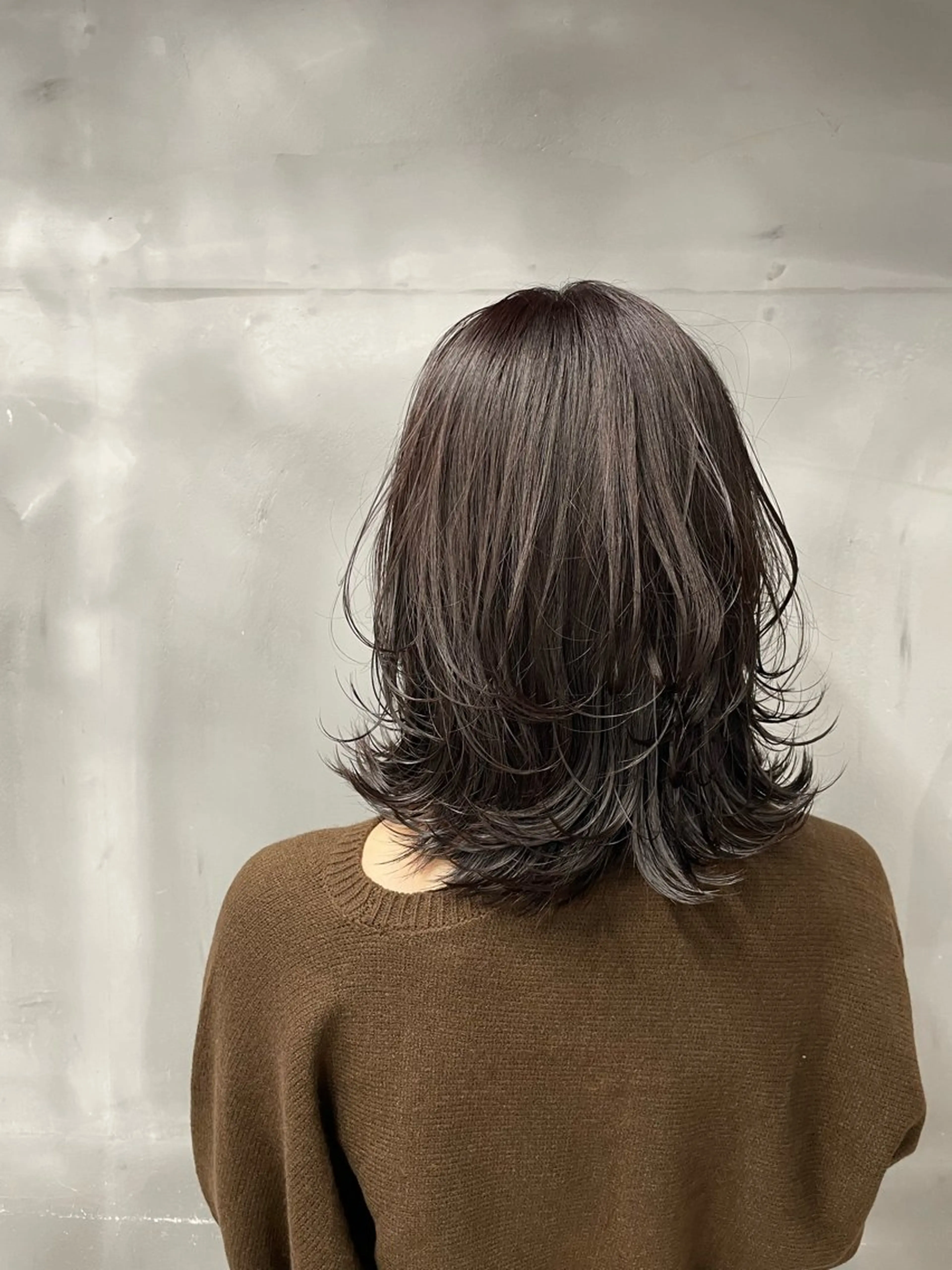 ミディアム カット stylist 小川 直紀のヘアスタイル