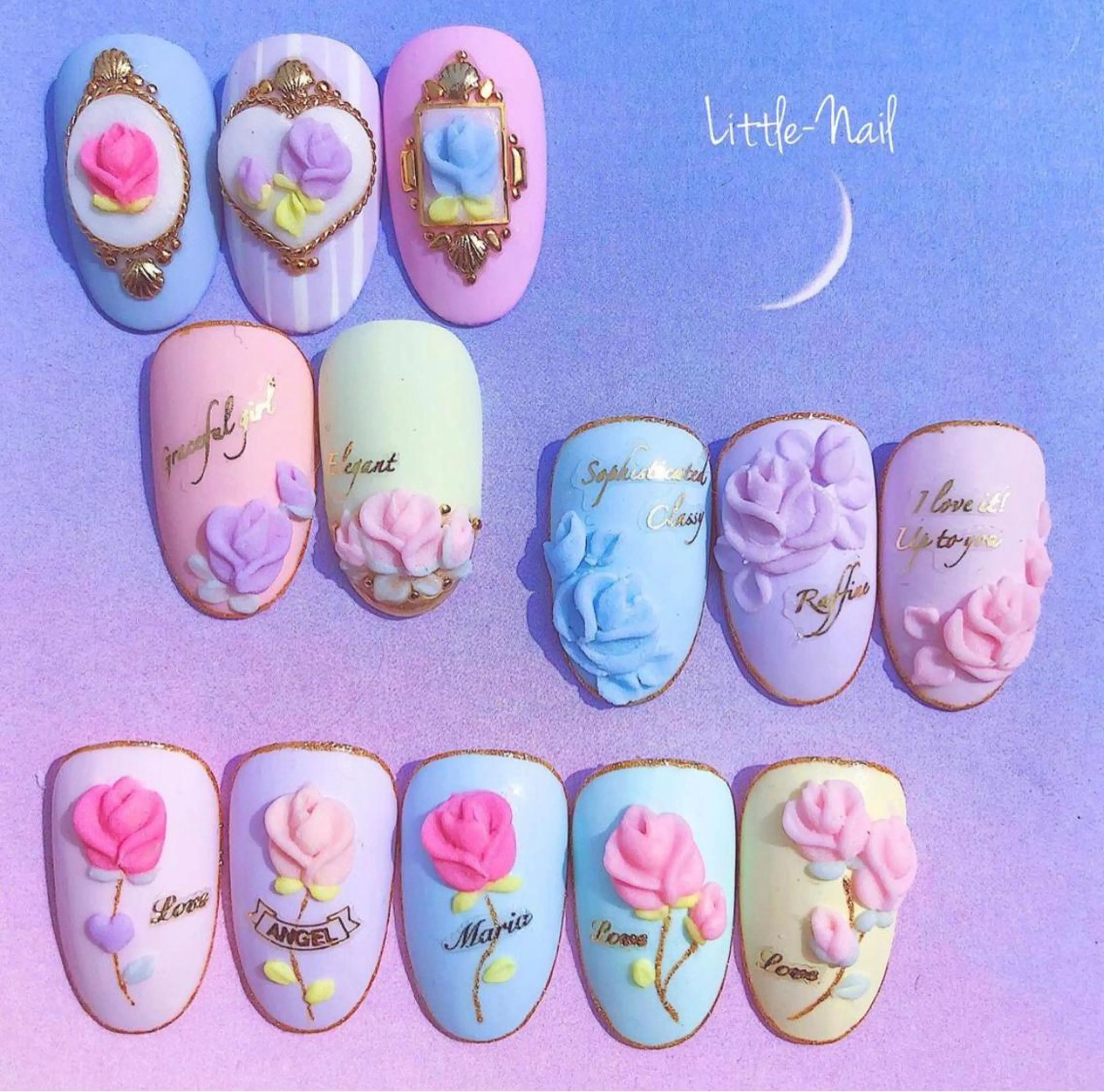 ネイル [スカルプ]Litt le-Nail吉祥寺のネイルデザイン