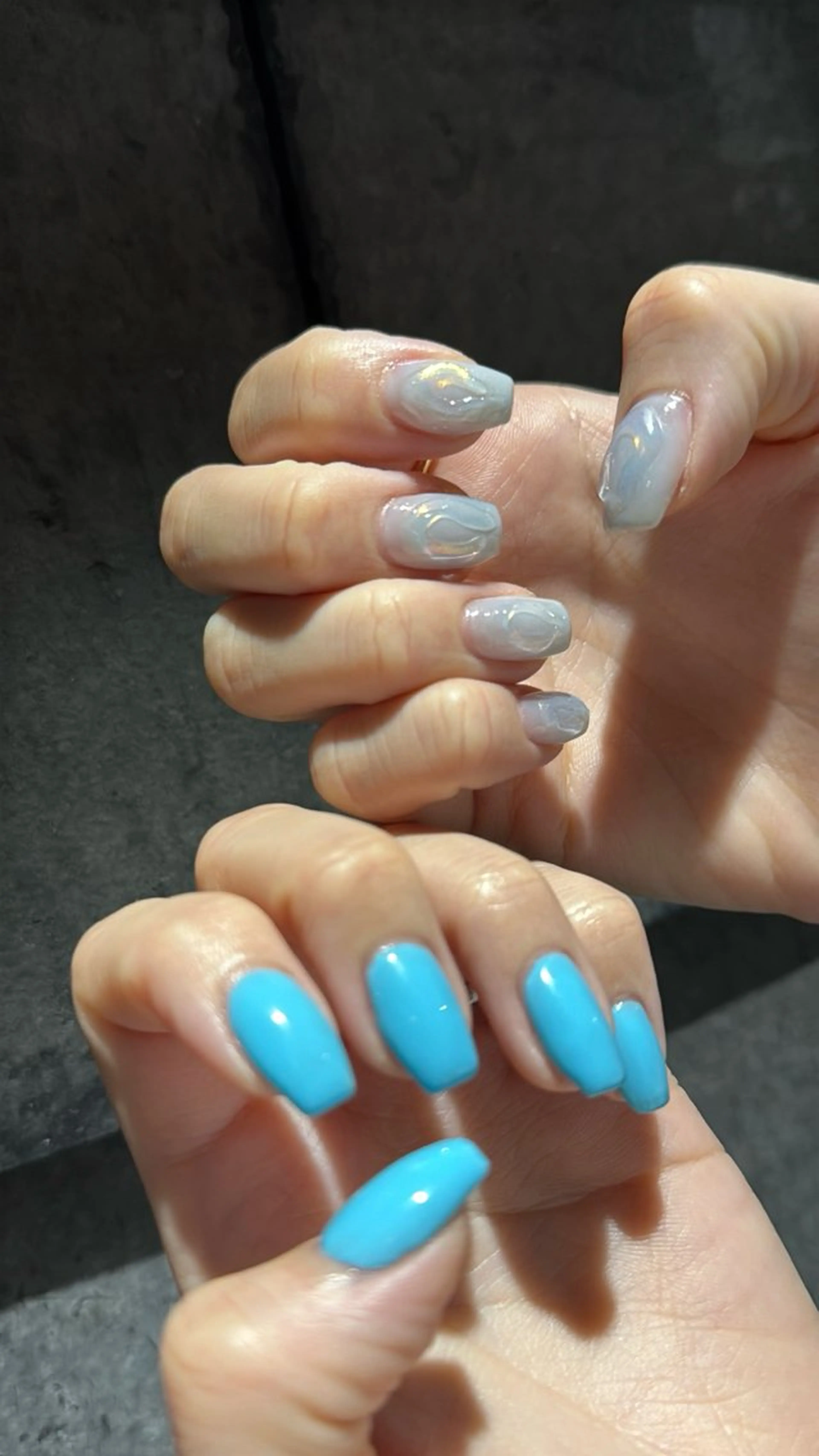 ネイル フラッシュネイル フラッシュマグ フットネイル フレンチネイル 韓国ネイル ハンドネイル SAKU nail 作島茜のネイルデザイン