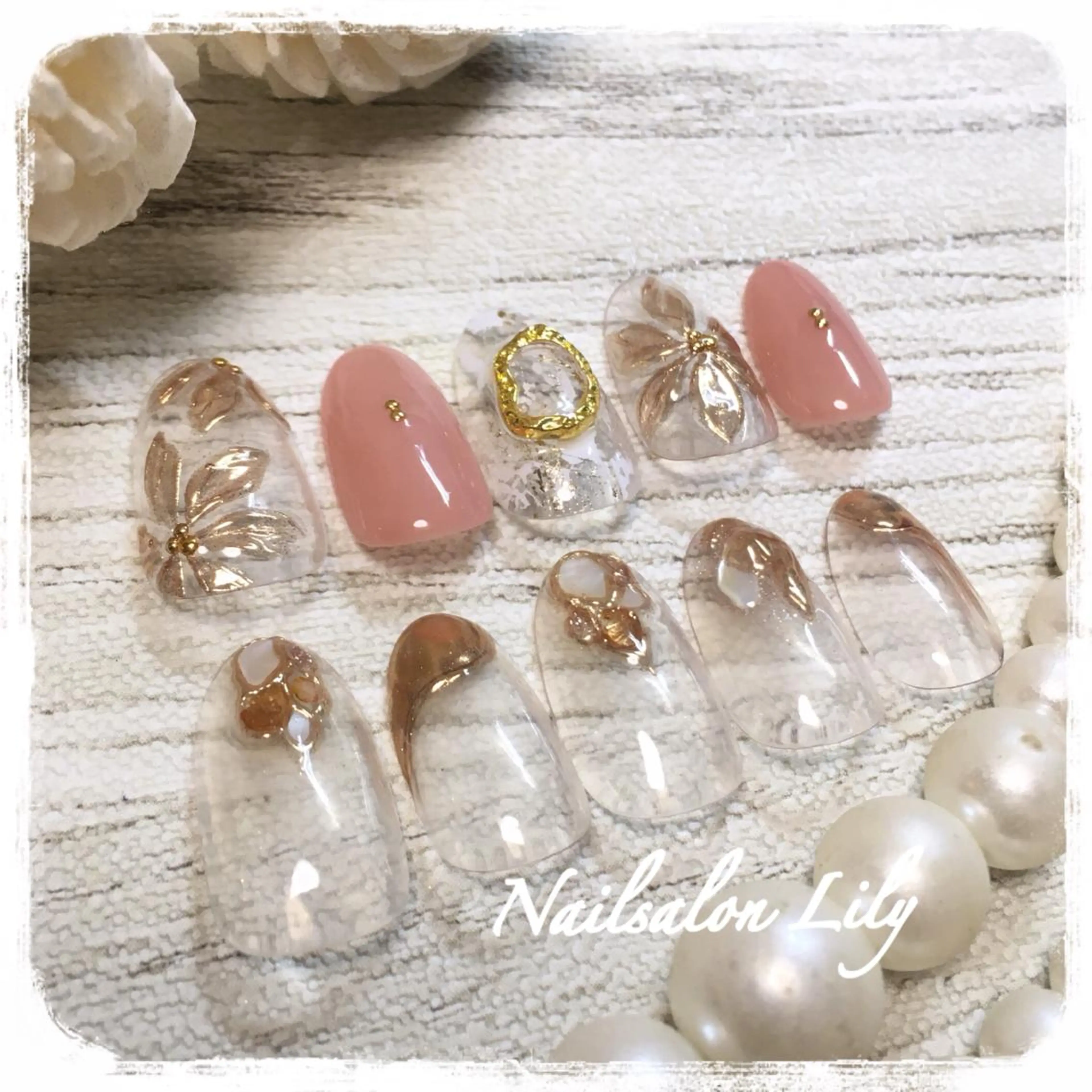 ネイル ハンドネイル Lily*nail 🌻Mii🌻のネイルデザイン