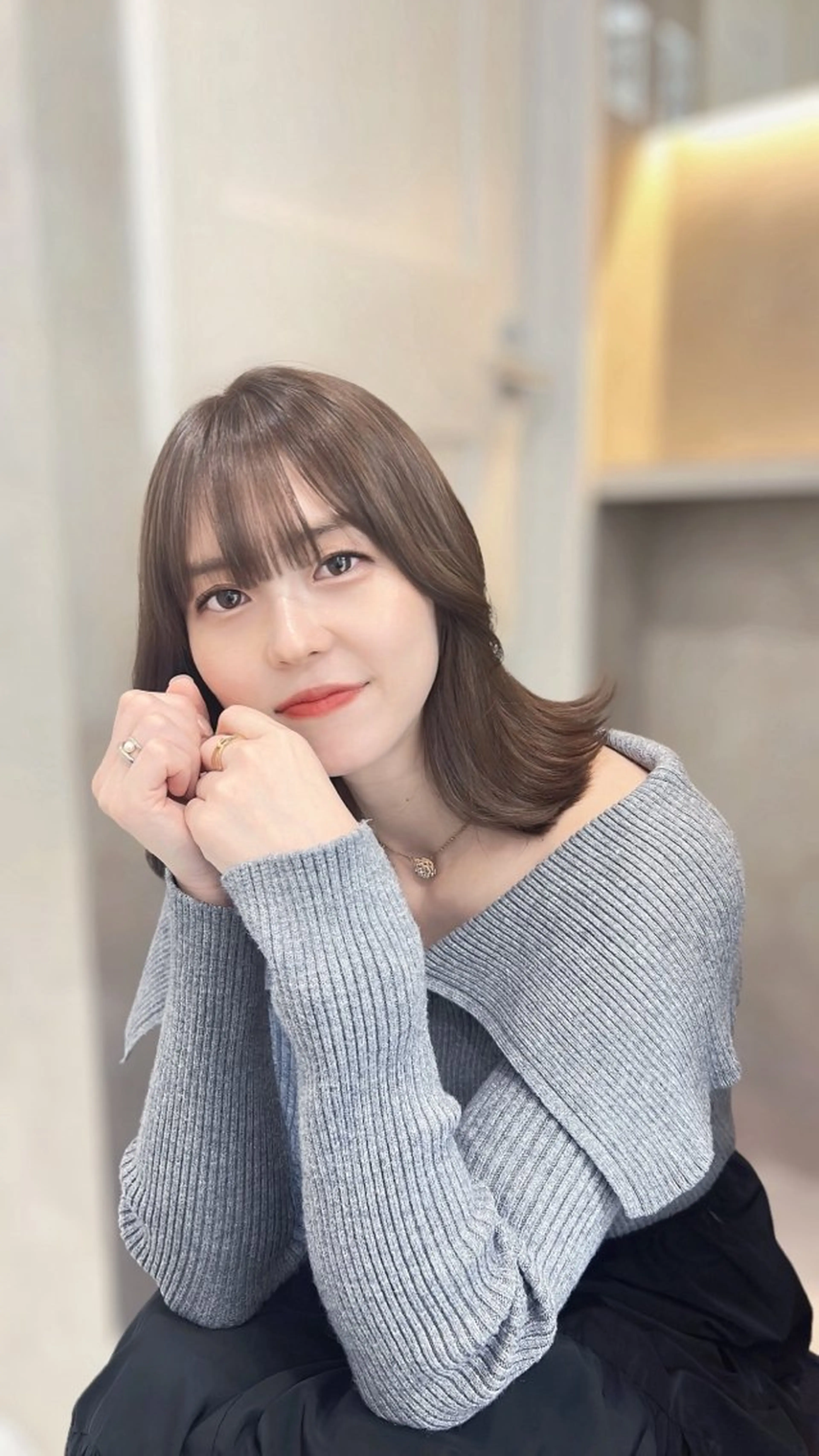 ミディアム 鈴木 悠大のヘアスタイル