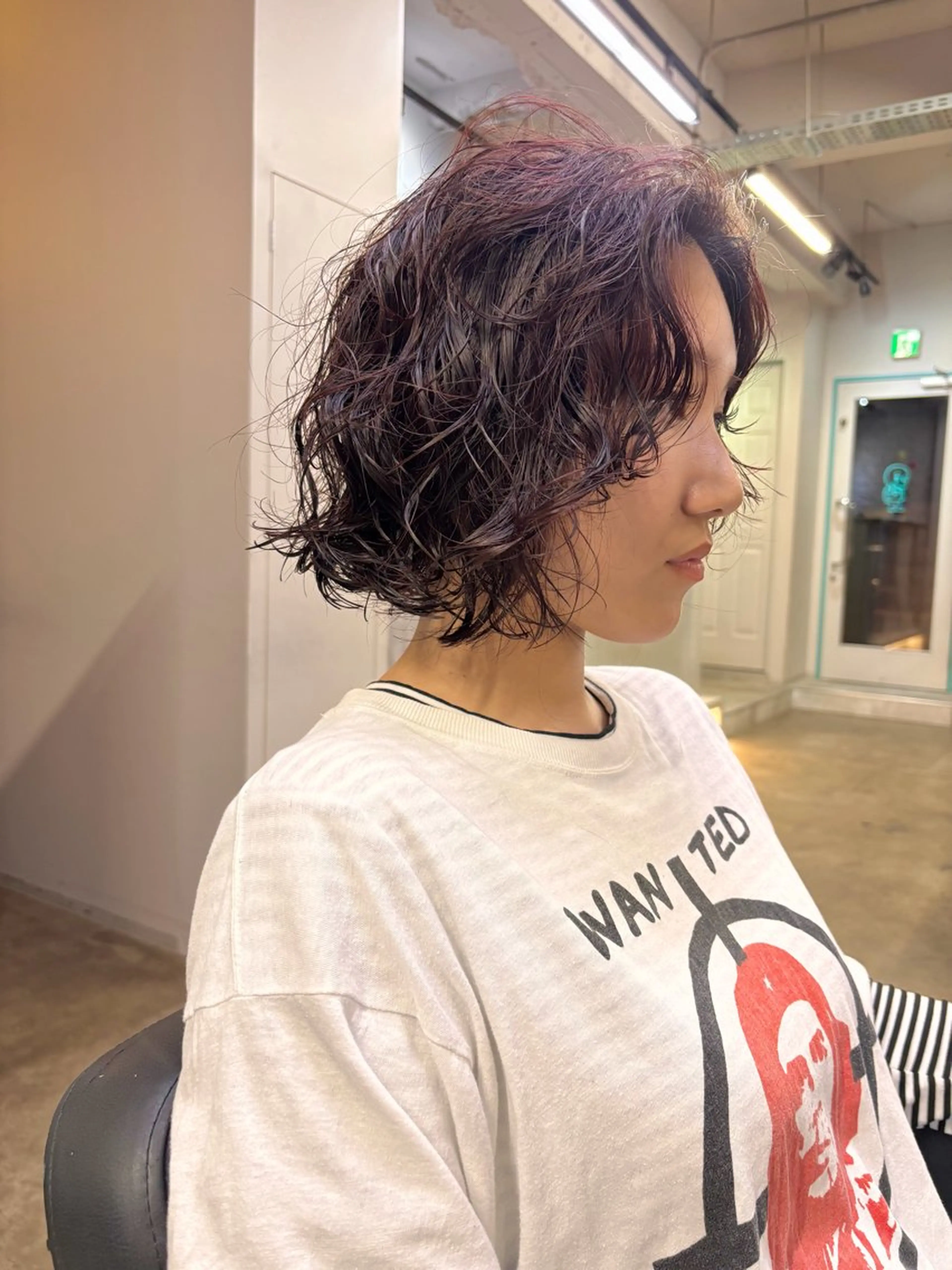 ショート パーマ カット ヘアカラー パーマ ボブとパーマの達人 /美容室難民の方是非のヘアスタイル