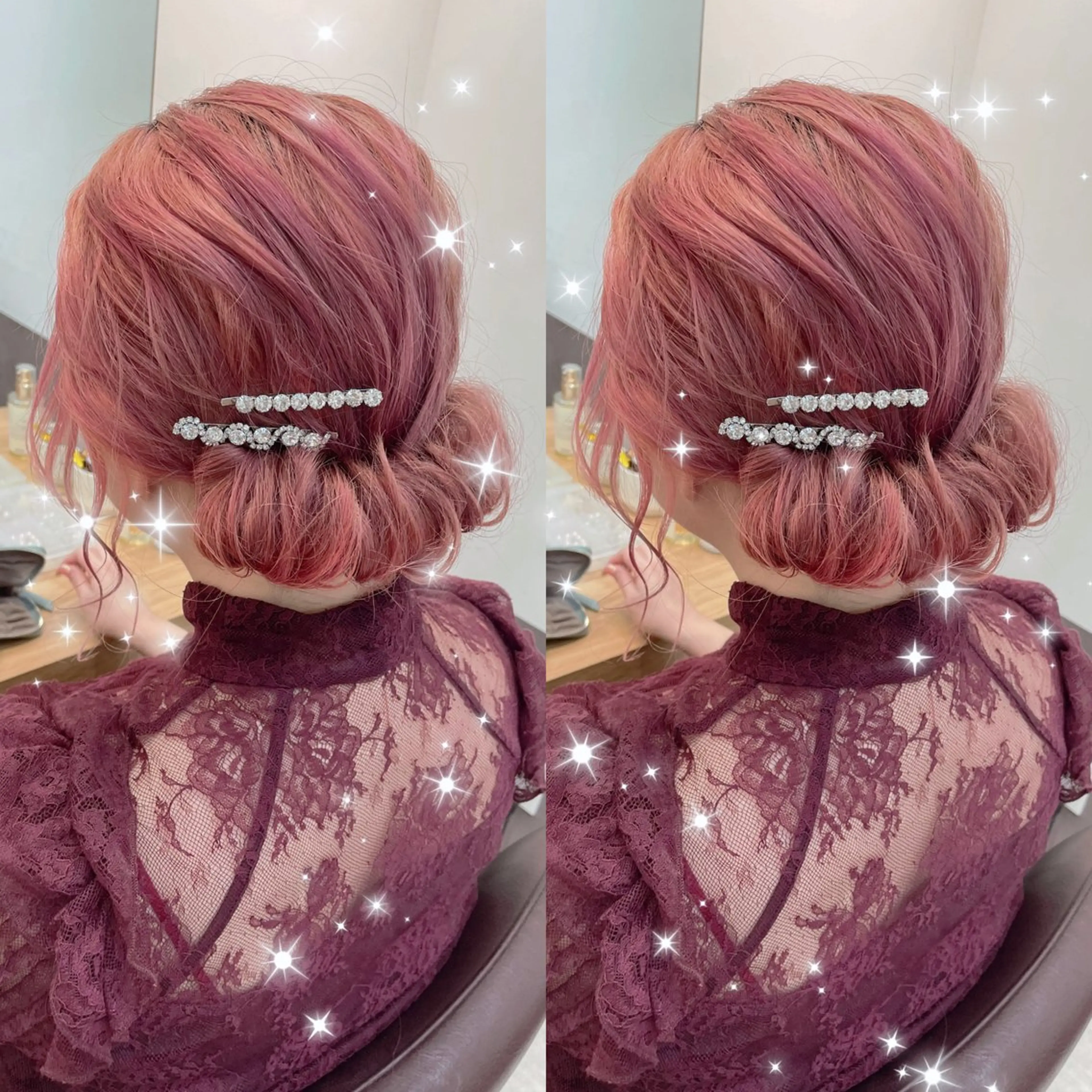 ミディアム ヘアアレンジ ヘアセット 新宿三丁目アイドル ヘアメイクたでぬまのヘアスタイル