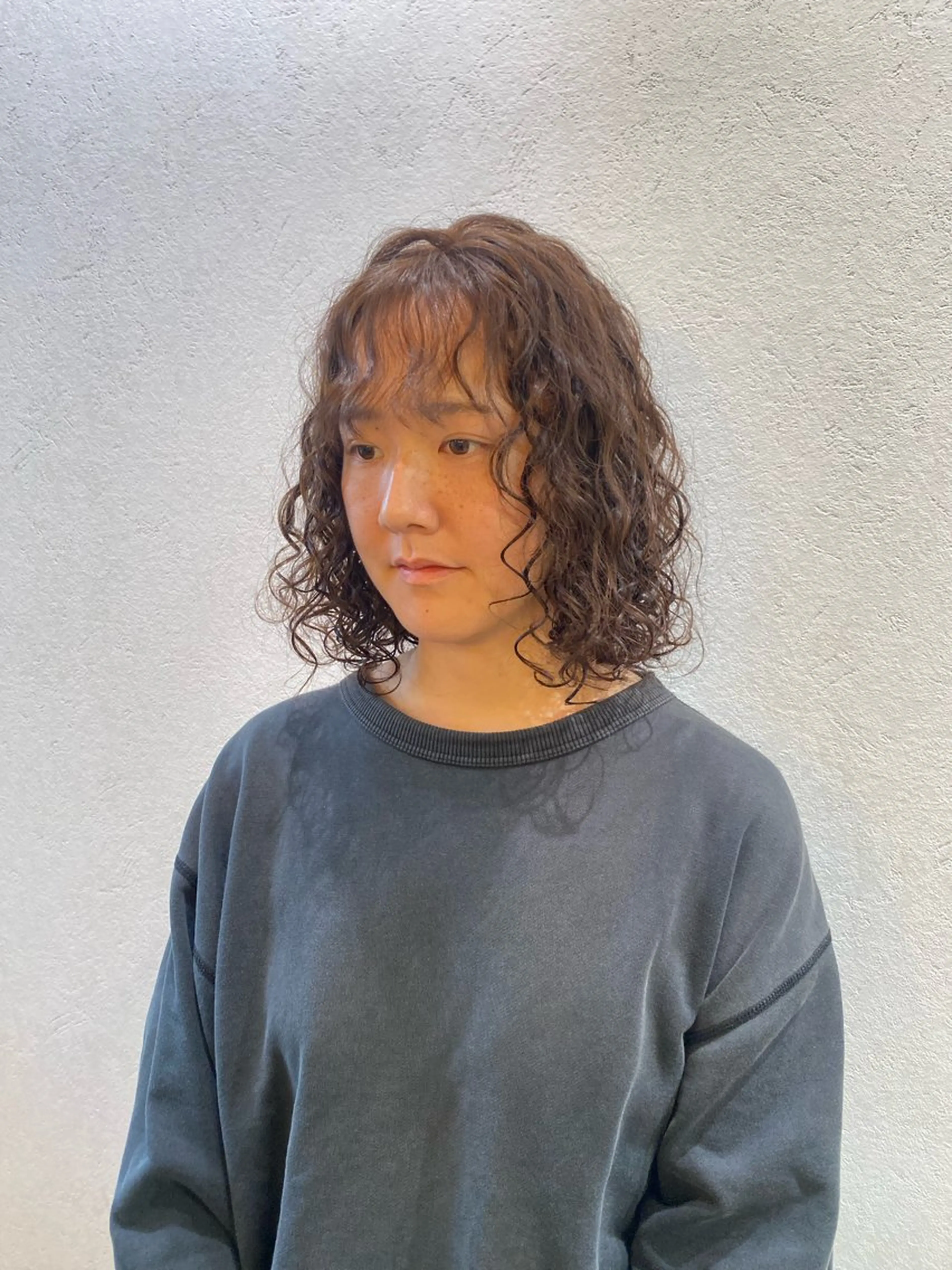 セミロング 🌀ボブ／ミディアム /パーマ🌀ayaのヘアスタイル