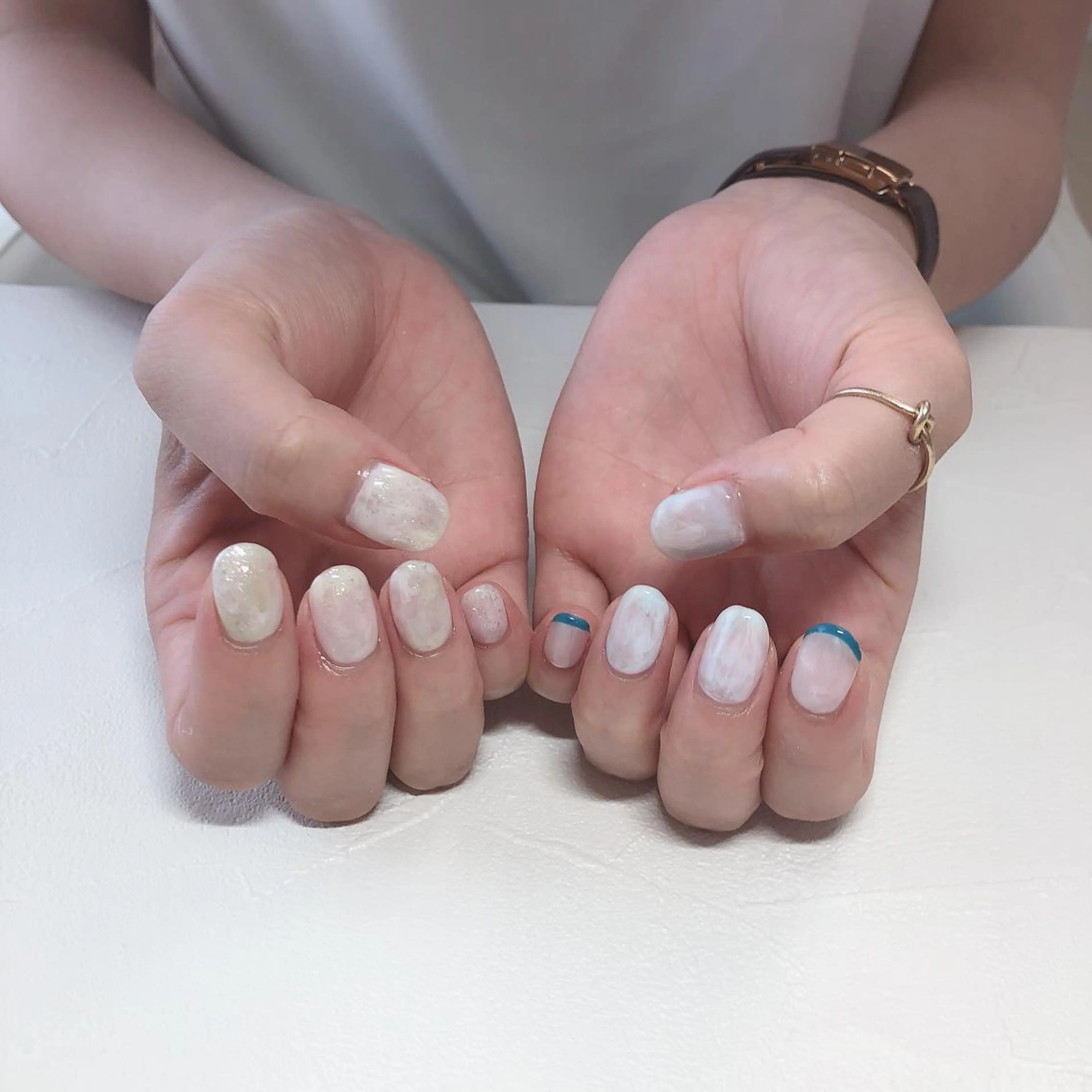 ネイル フレンチネイル ニュアンスネイル nails 🎀meのネイルデザイン