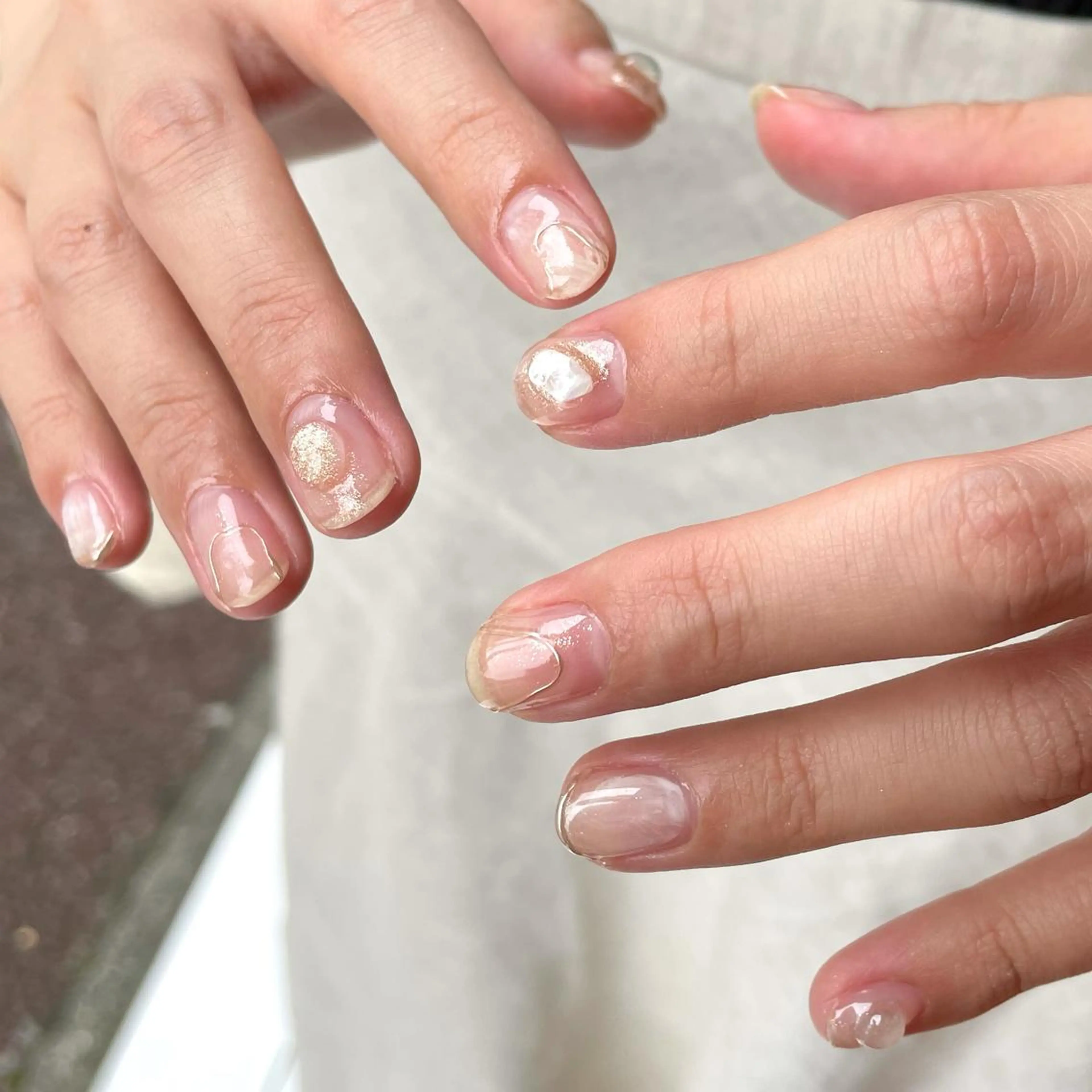 ネイル ハンドネイル 新井 ひなののネイルデザイン