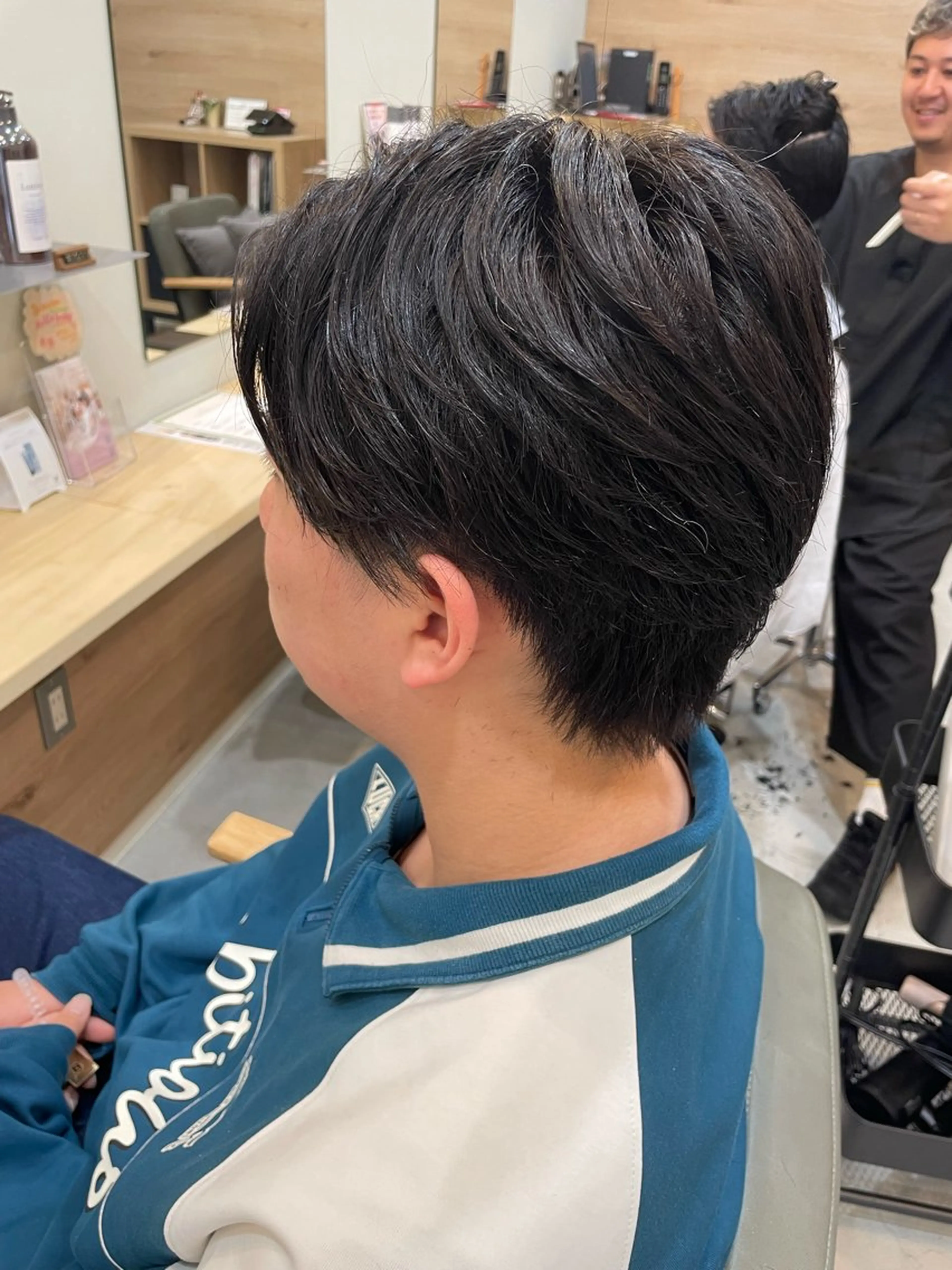 メンズ センターパート カット ヘッドスパ 望月彩斗 /元住吉のヘアスタイル