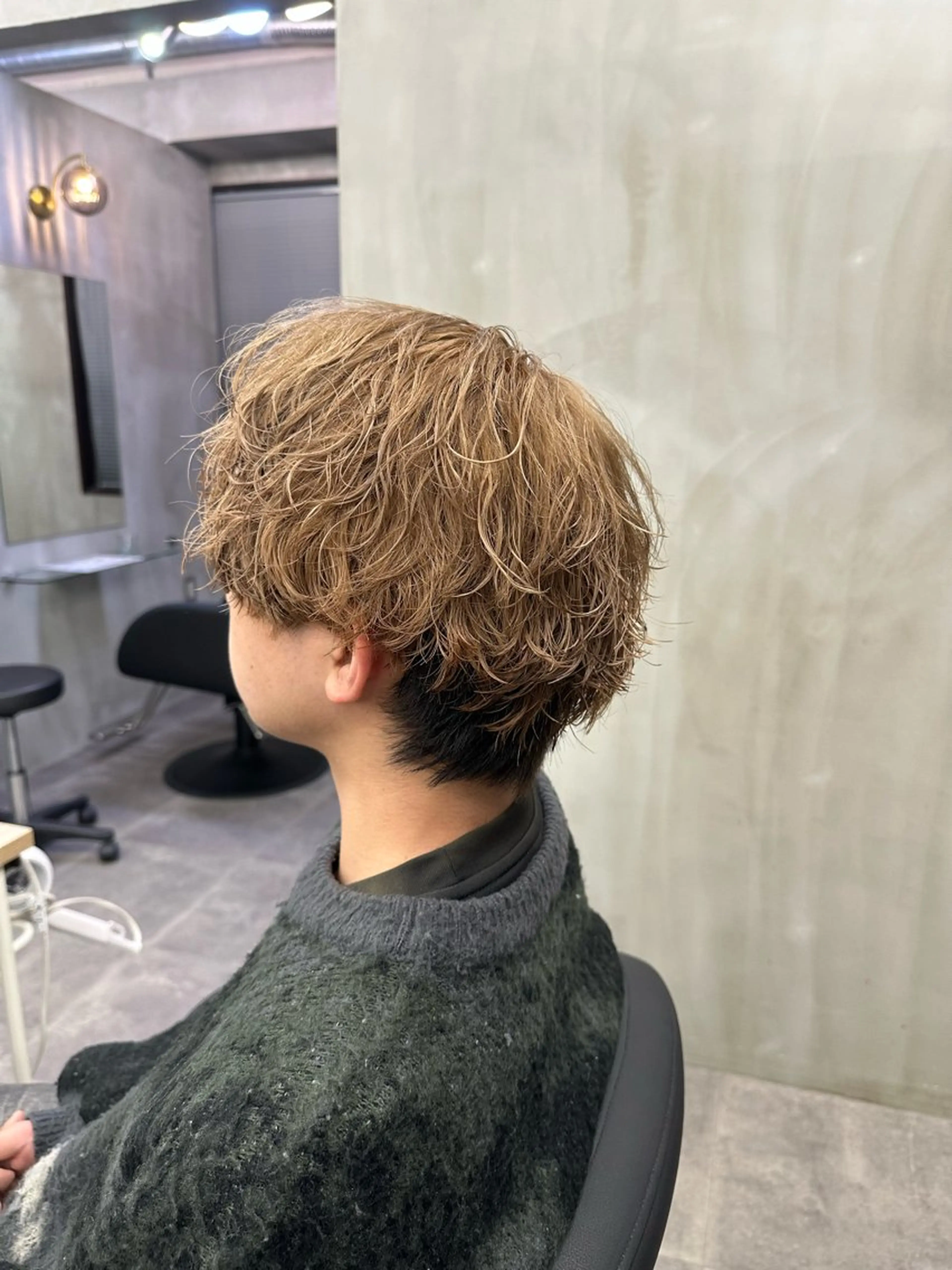 ショート カット パーマ 牧内 拓のヘアスタイル