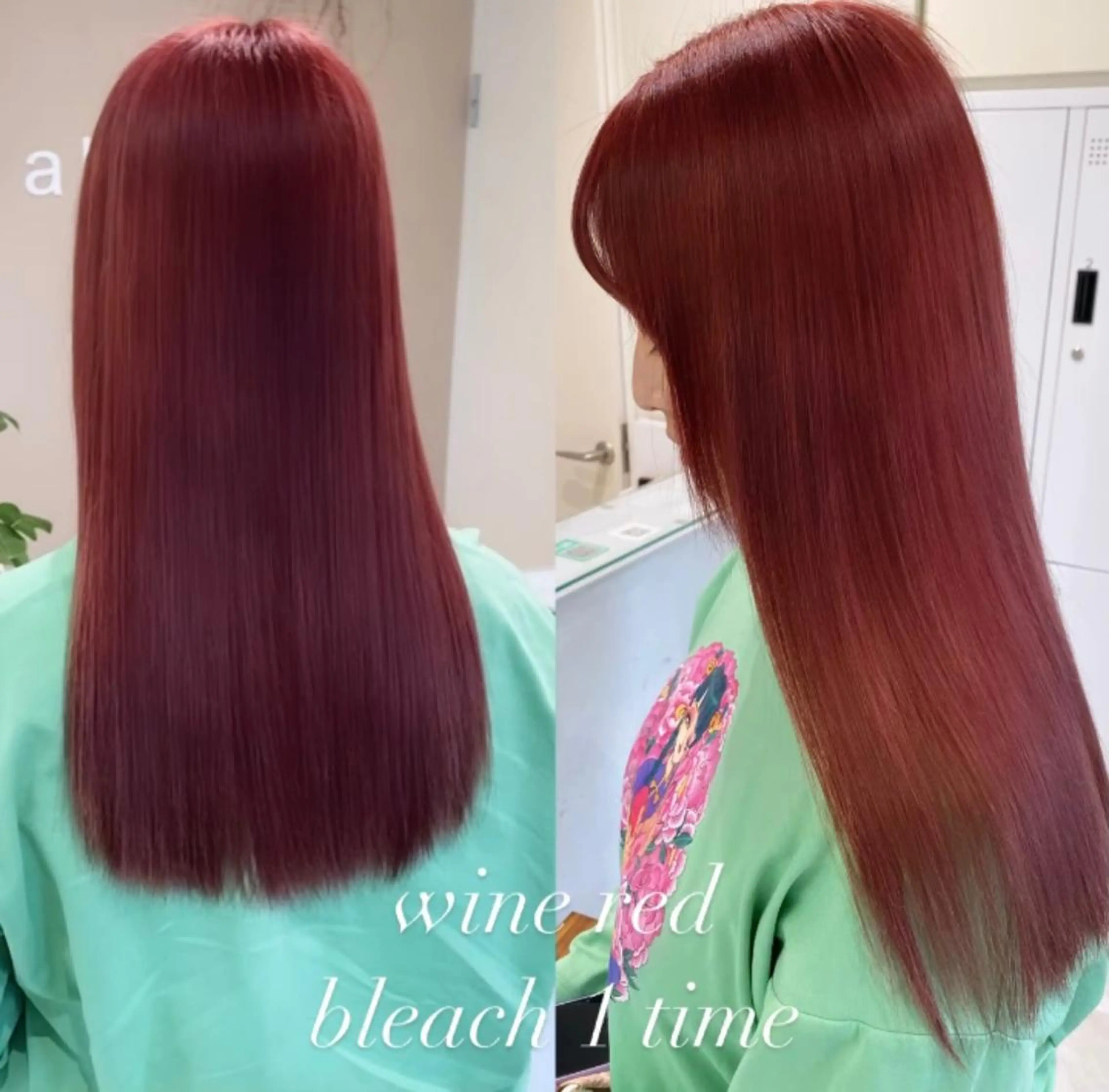 セミロング カラー ブリーチ ブリーチなしWカラー 🎀韓国ヘア/amiのヘアスタイル