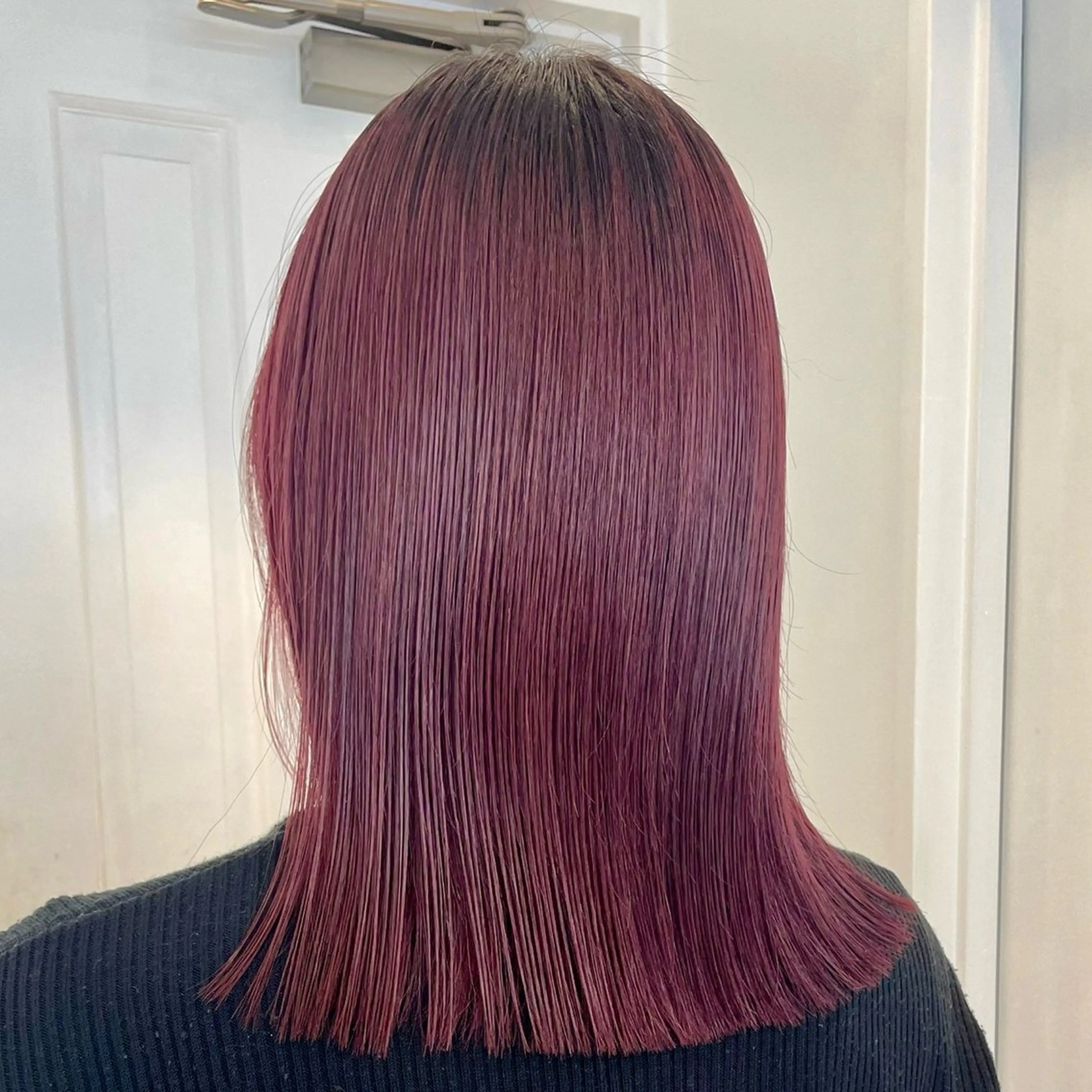 セミロング カラー ブリーチ ダブルカラー ブリーチなしカラー ハイトーン/ケア特化 ♥️あいみ♥️のヘアスタイル