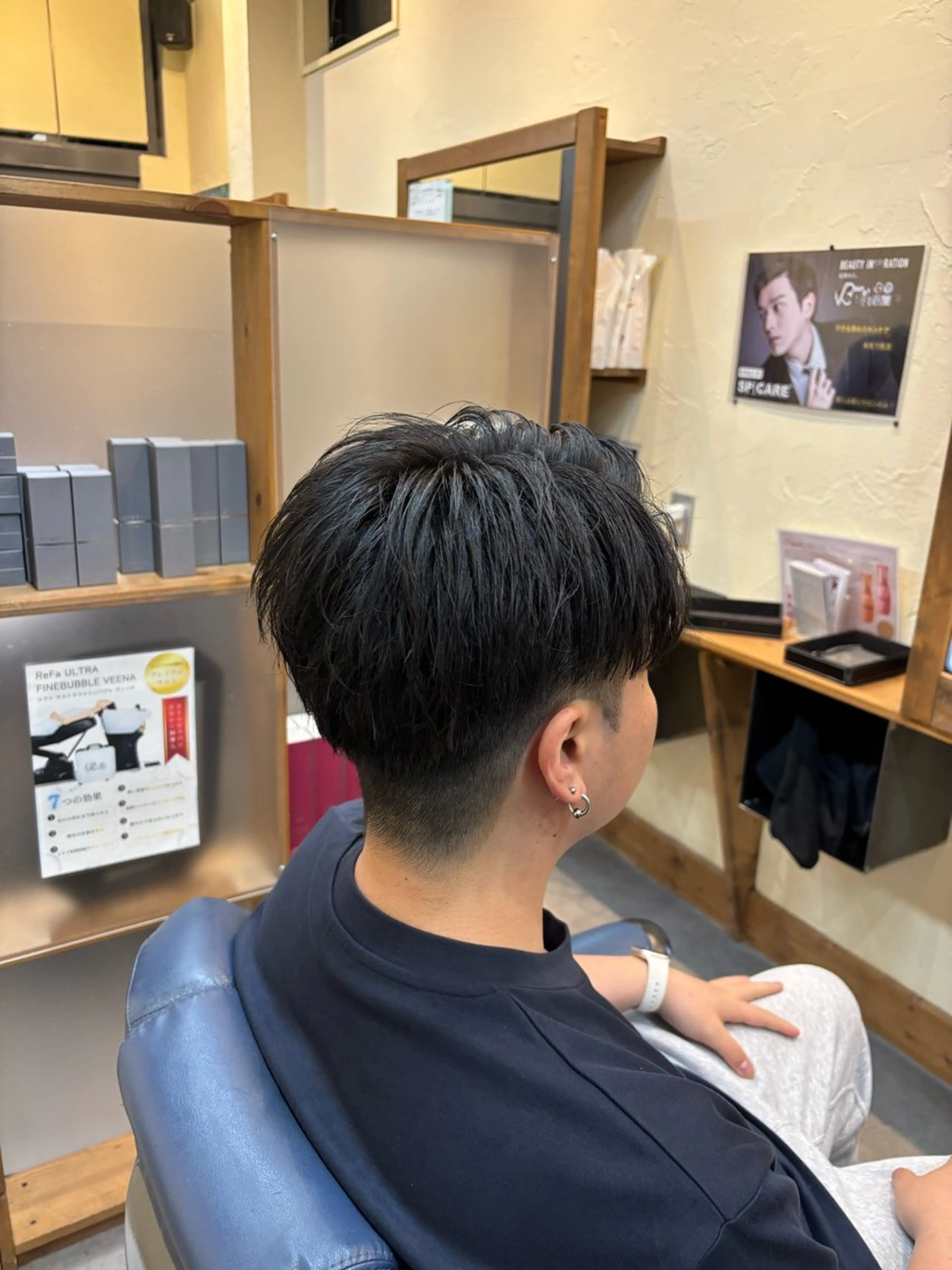 メンズ カット 村瀬 友颯のヘアスタイル