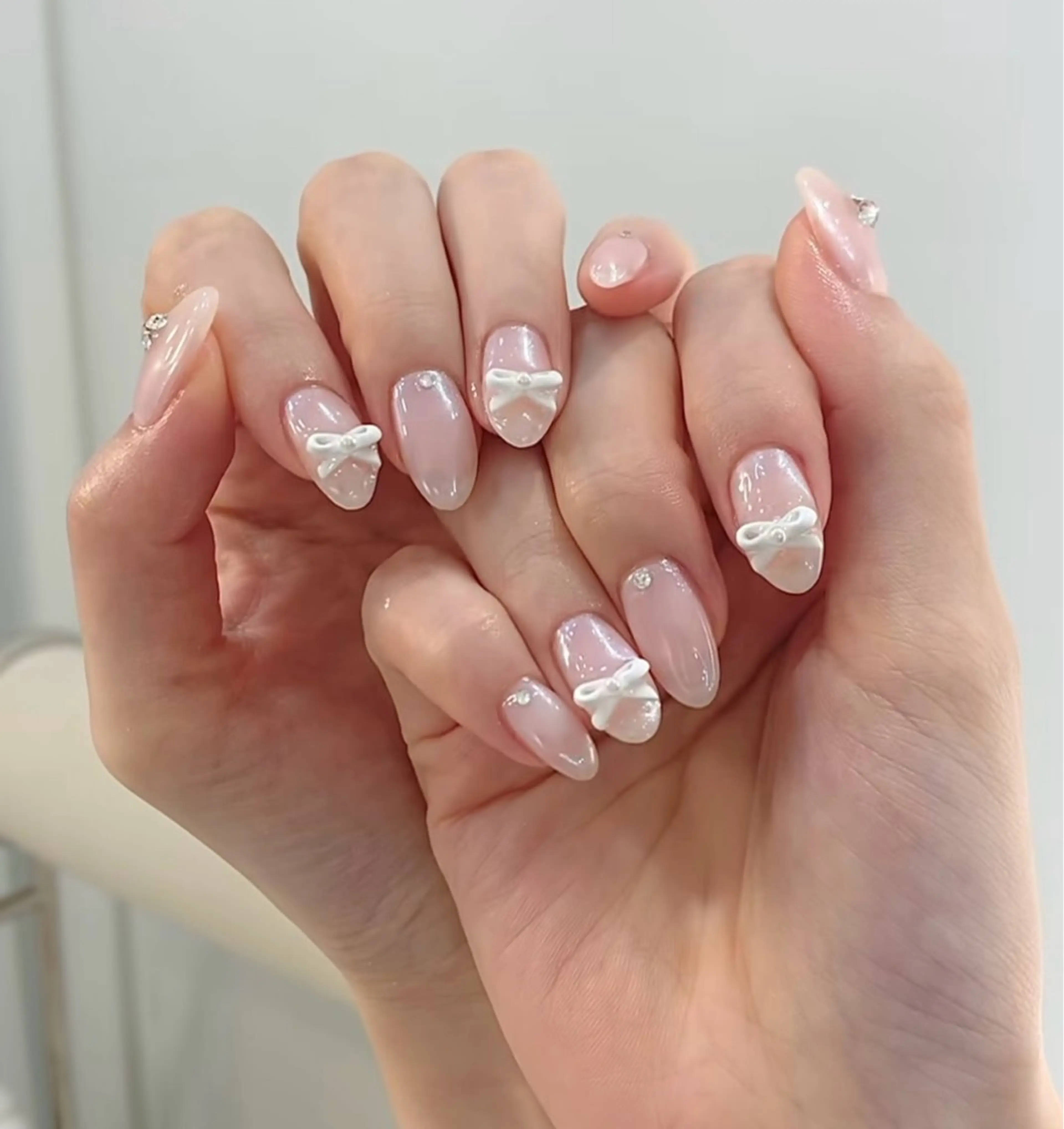 ネイル 韓国ネイル 持ち込み ニュアンスネイル ネイルチップ ハンドネイル TABI ANA.CHUOのネイルデザイン