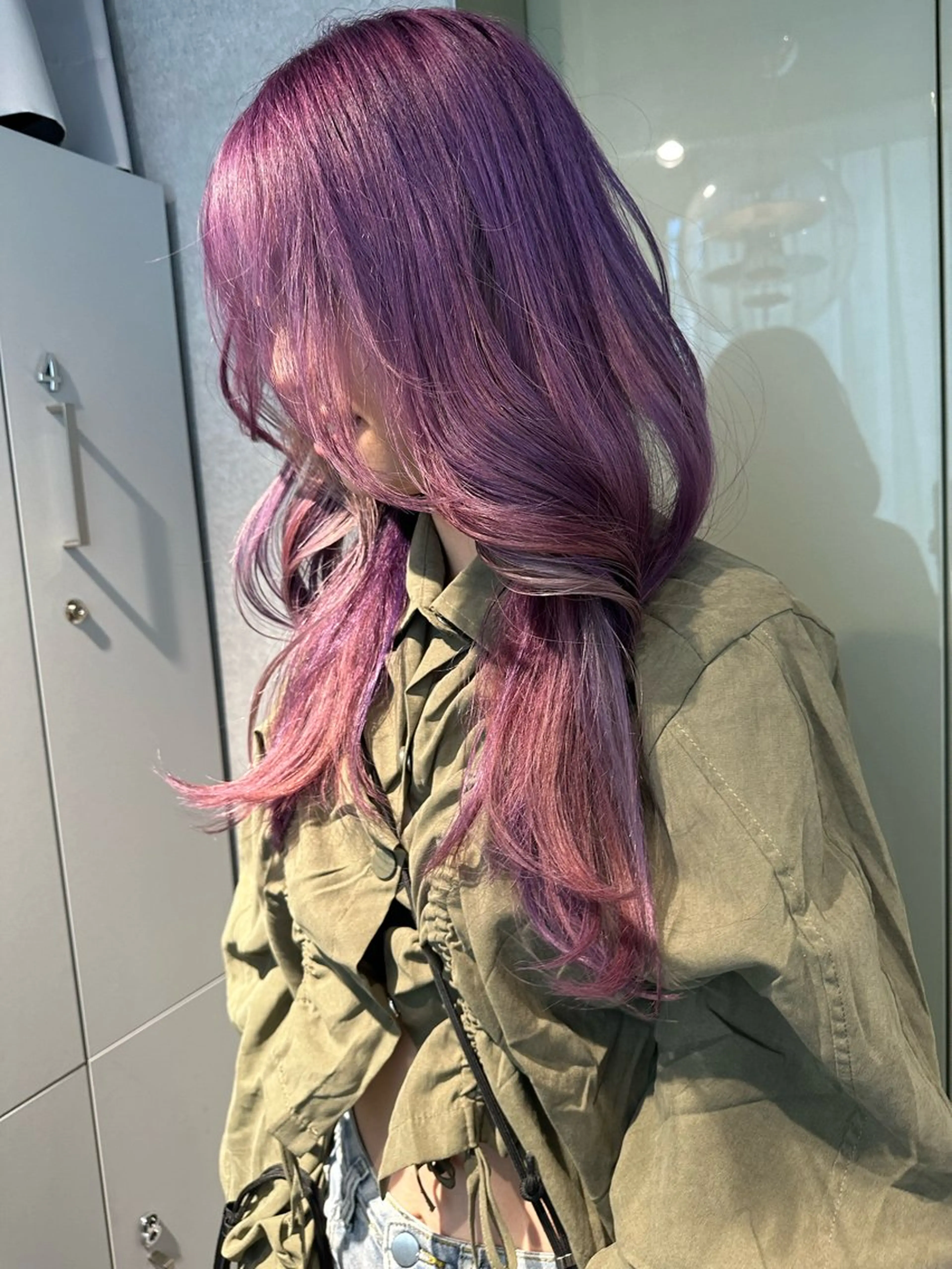 ロング カラー ケアブリーチ特化✨/ 艶カラー/エクステのヘアスタイル