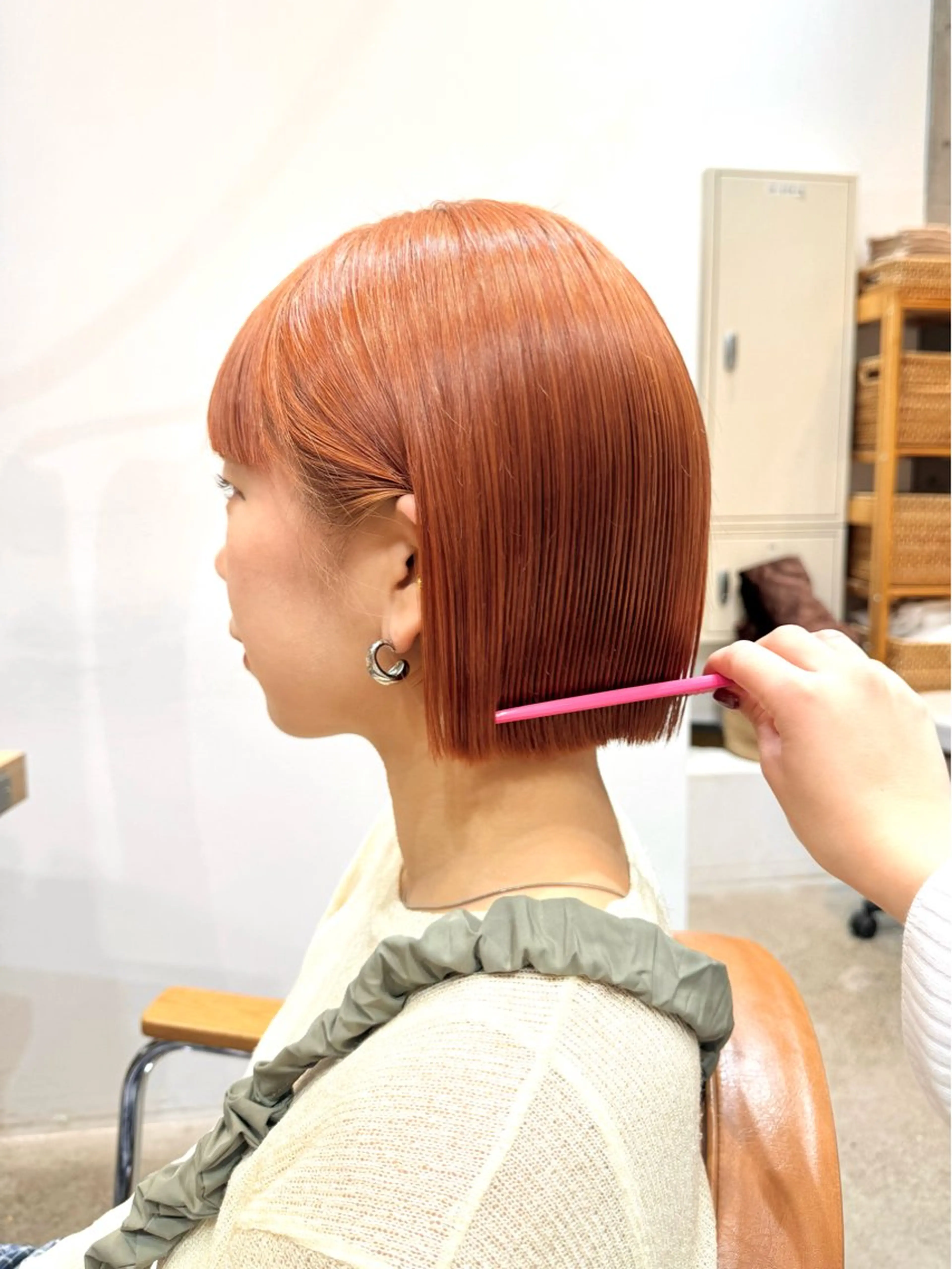 ショート カラー ヘアカラー 🫧艶カラー/ダブル カラー♡/桜🌸のヘアスタイル