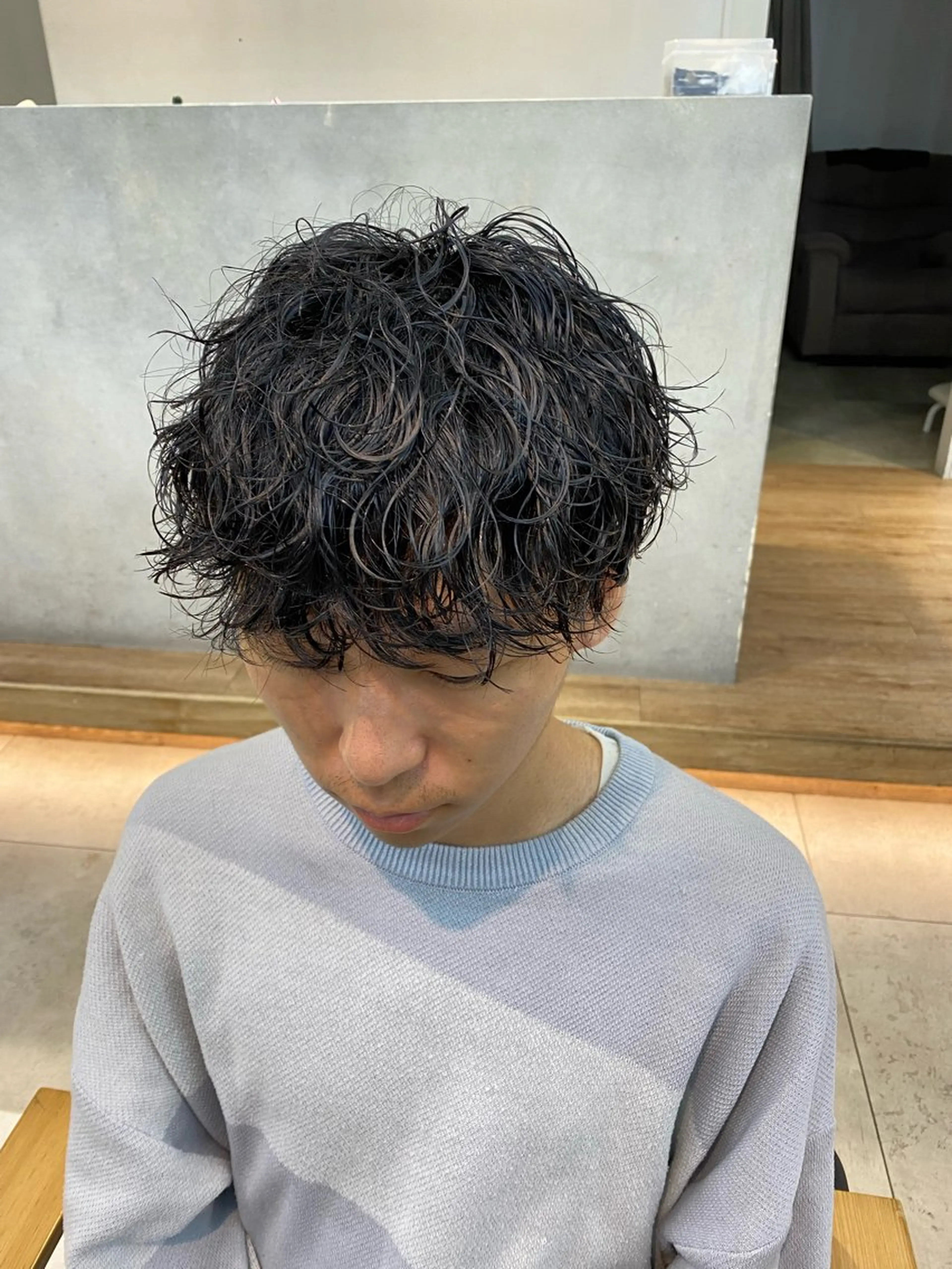 パーマ メンズ 新宿【メンズパーマ】 塩澤太一のヘアスタイル