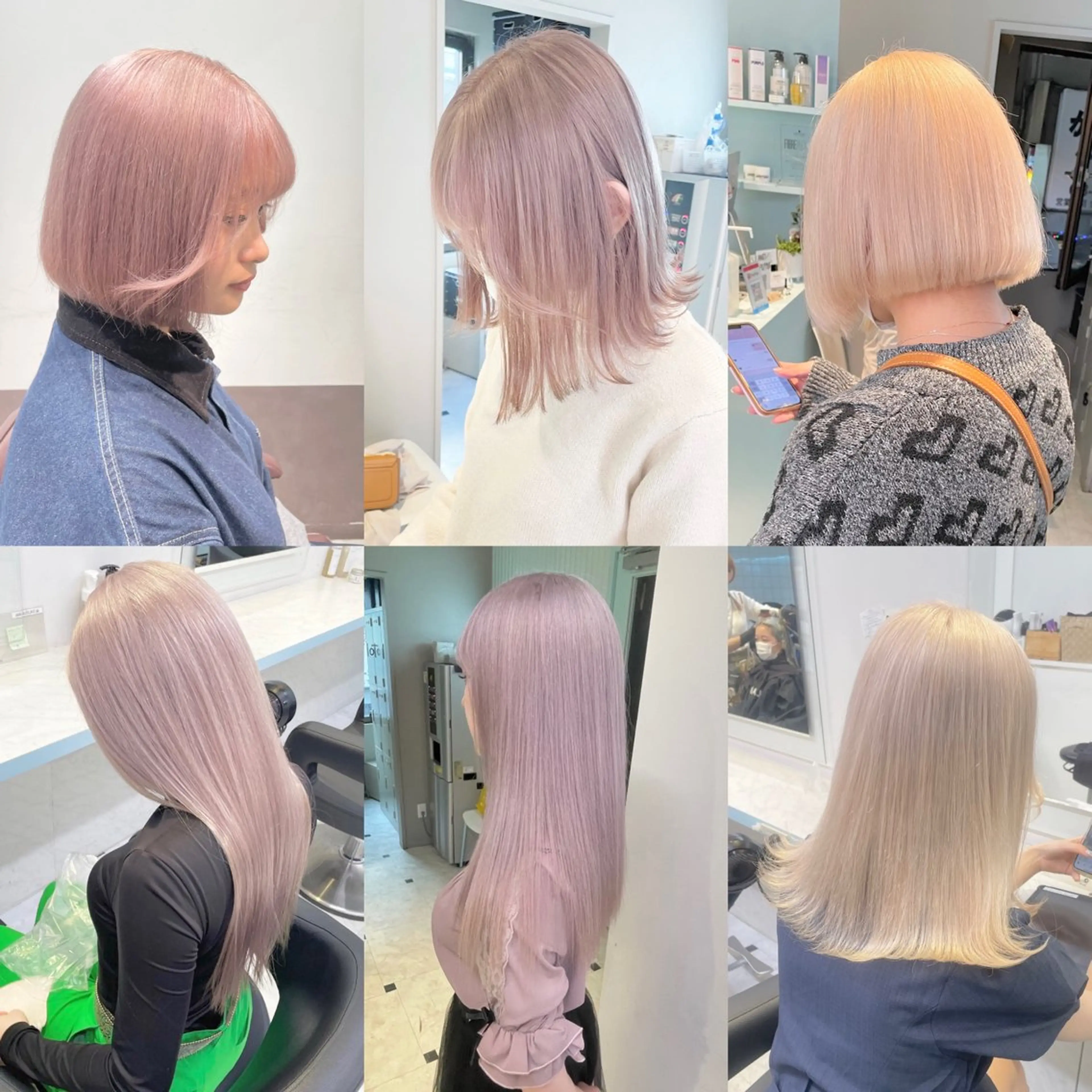 💕お得ランキングNo.1ホワイトヘア💕ブリーチ回数制限なし+カラー+ヒアルロン酸トリートメント🌷の写真