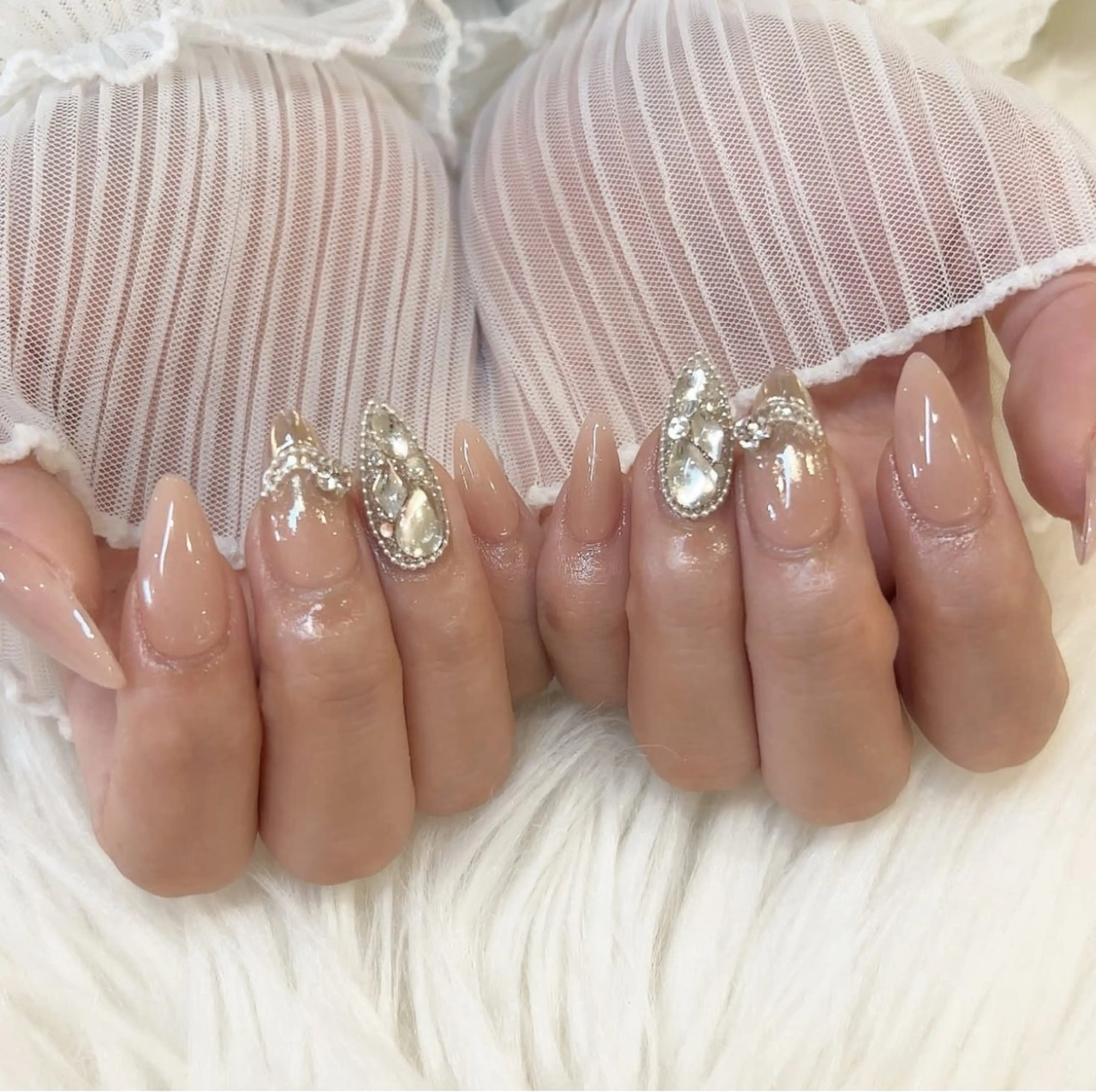 ネイル アートネイル フラワーネイル フレンチネイル ジェルネイル グラデーション ハンドネイル Ryu Nail NekoChanのネイルデザイン