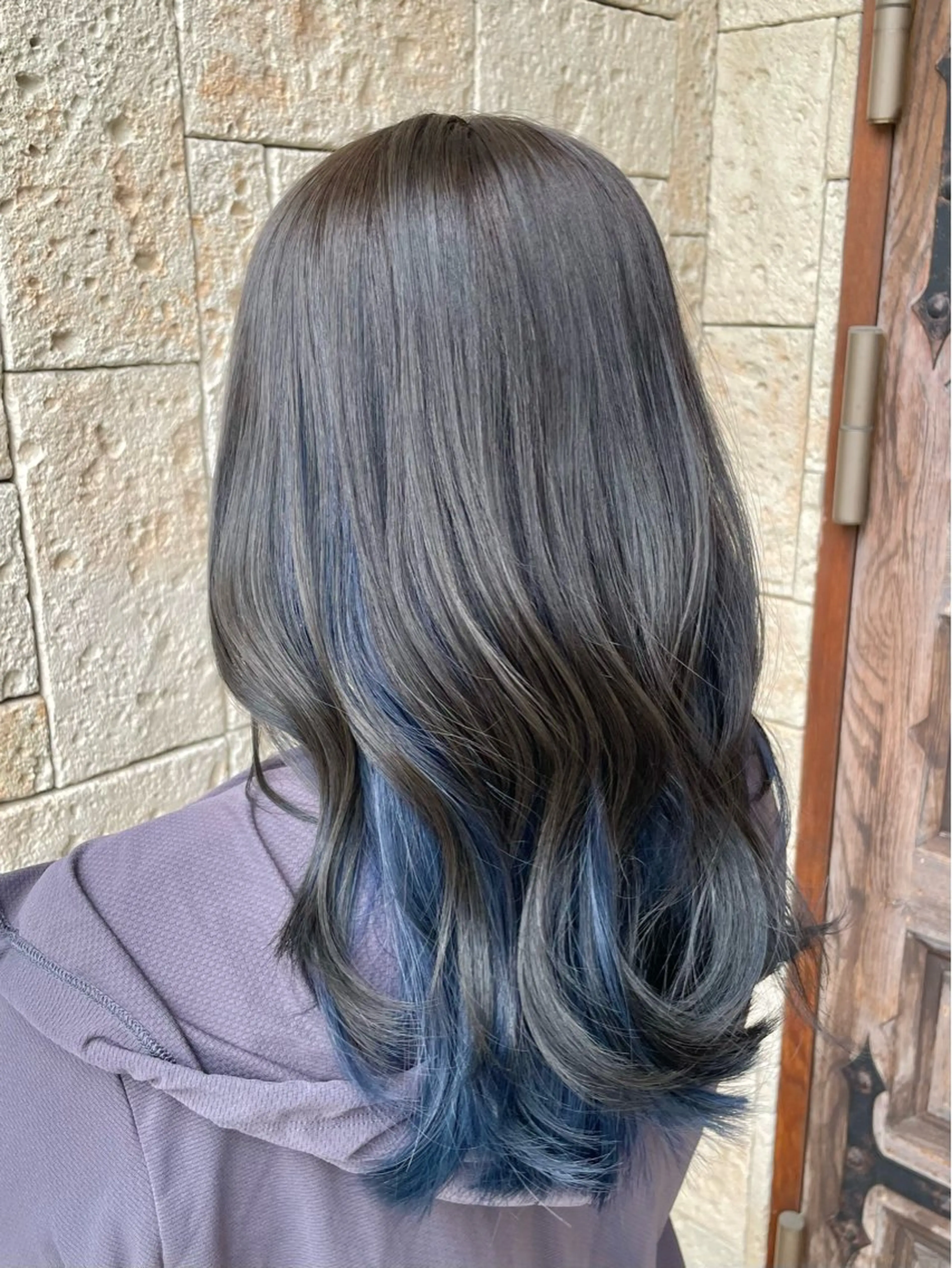 ミディアム アッシュ アッシュブラウン カット ヘアカラー トリートメント 木村 一葵のヘアスタイル