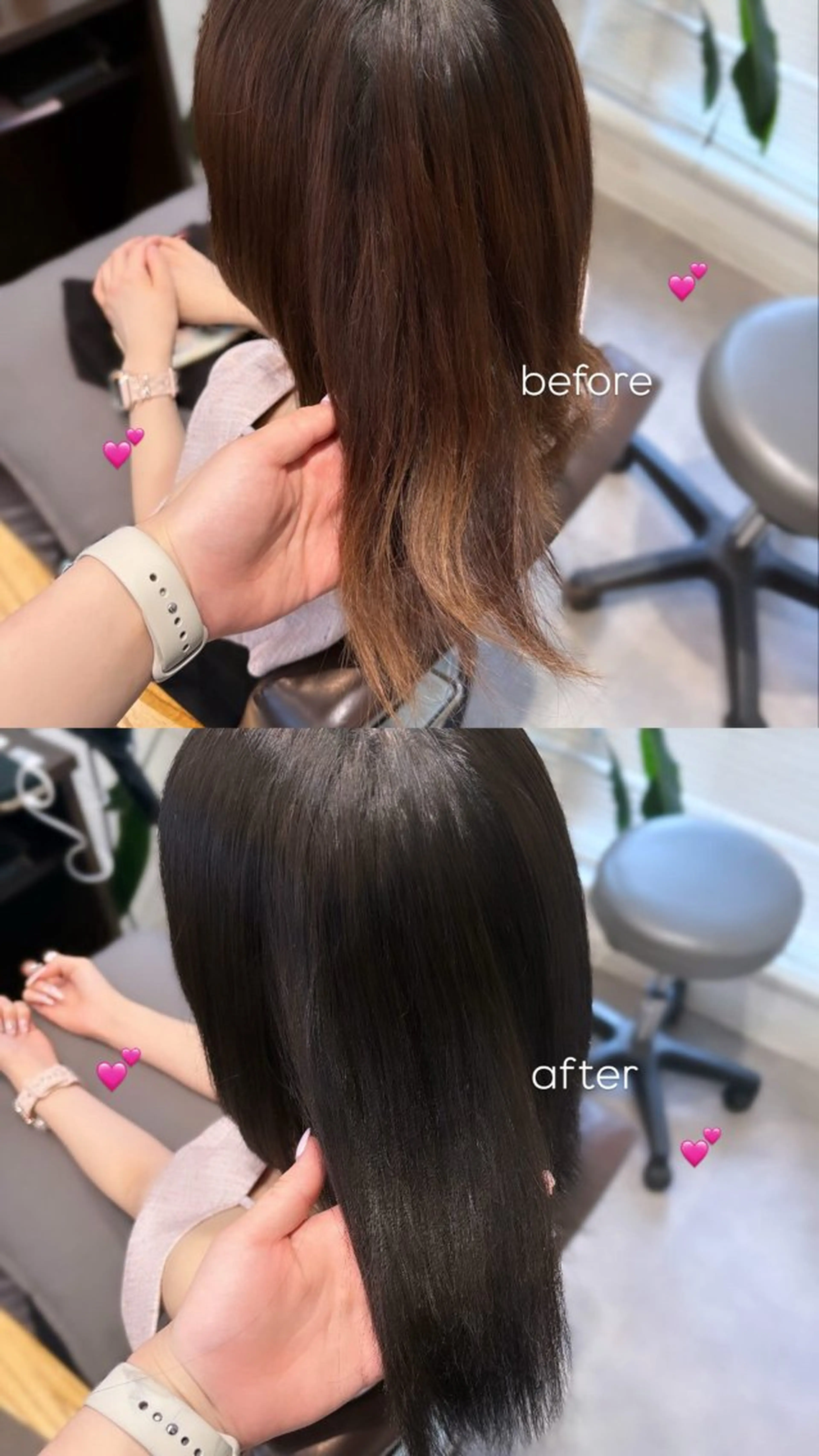 ミディアム カット ヘアカラー MEI ♡のヘアスタイル