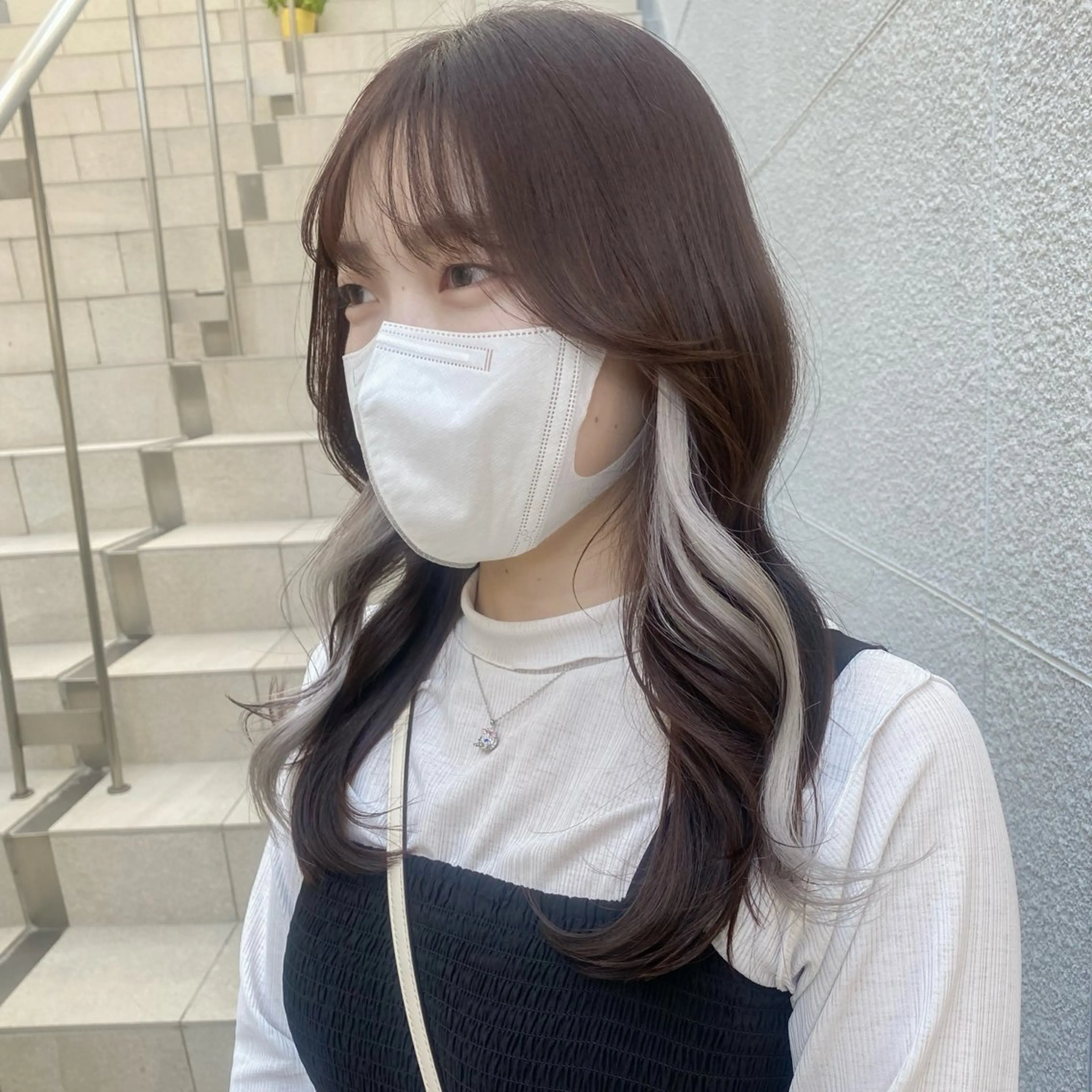 セミロング カラー ヘアアレンジ カット ヘアカラー トリートメント 💗💗韓国レイヤー yu-ki💗💗のヘアスタイル