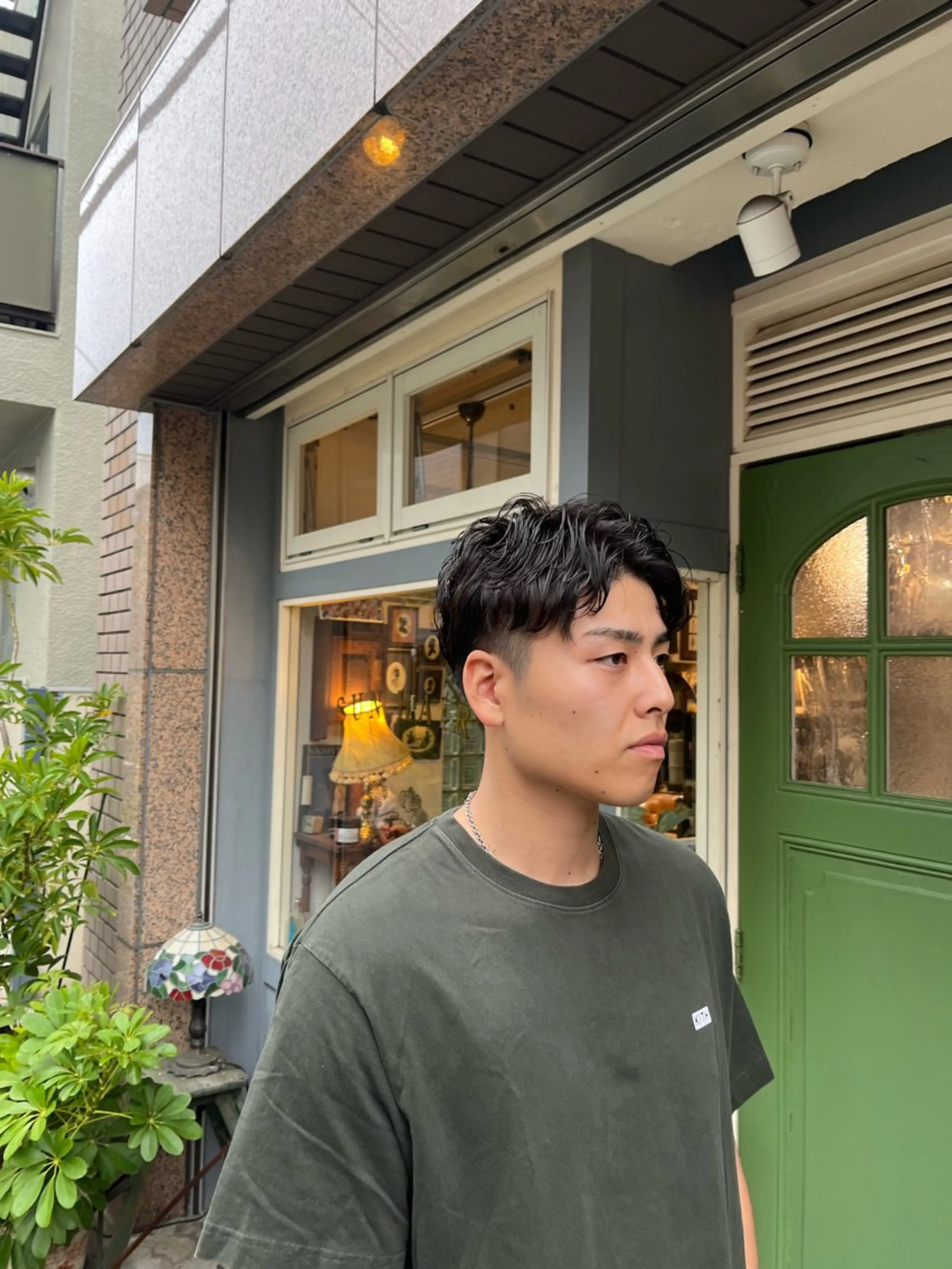 ショート パーマ メンズ カット パーマ ヘッドスパ 朝が楽なパーマ 🌱ショート/緒方椋のヘアスタイル