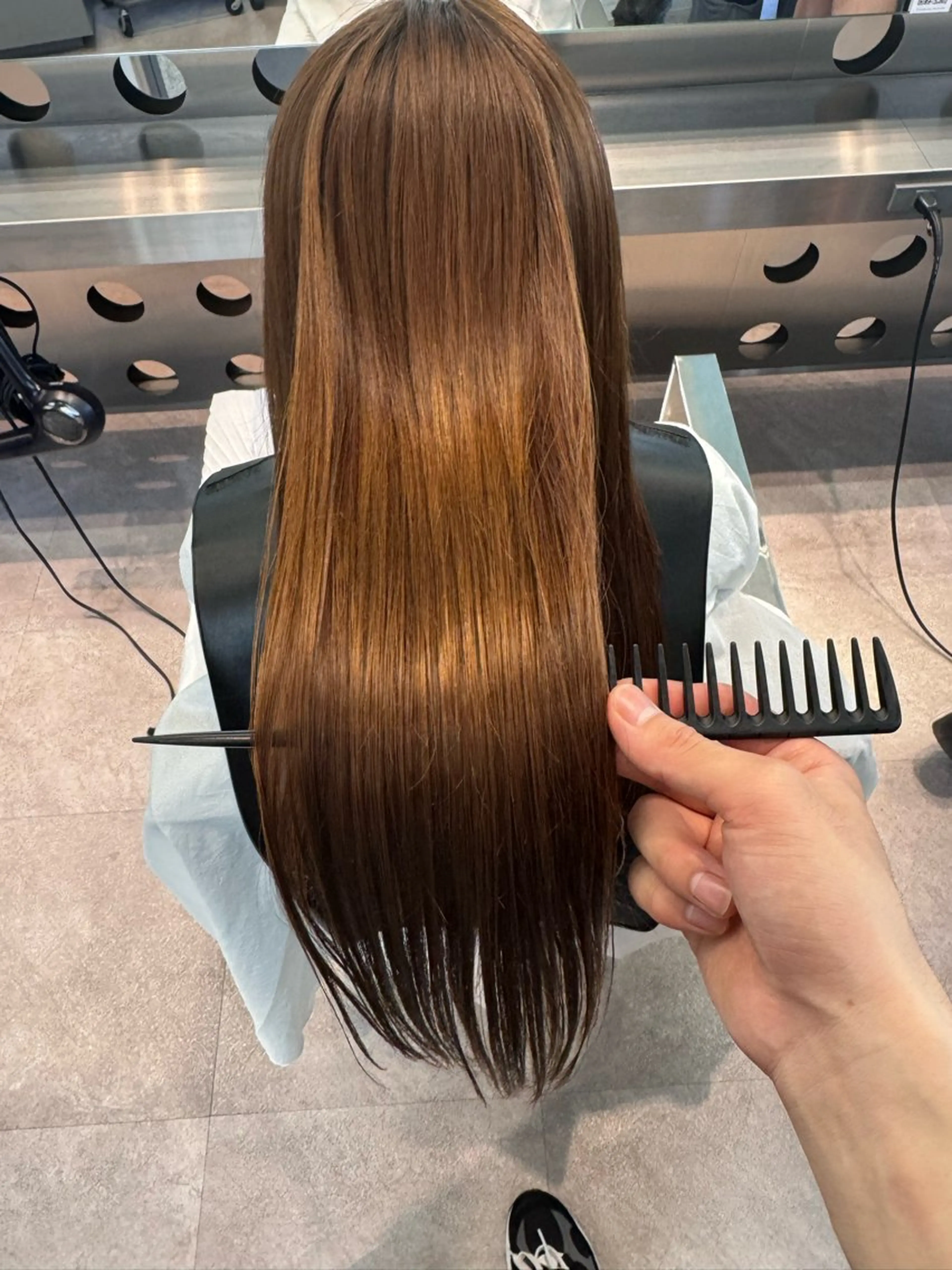 ロング パーマ トリートメント 縮毛矯正 北村 岳久翔のヘアスタイル