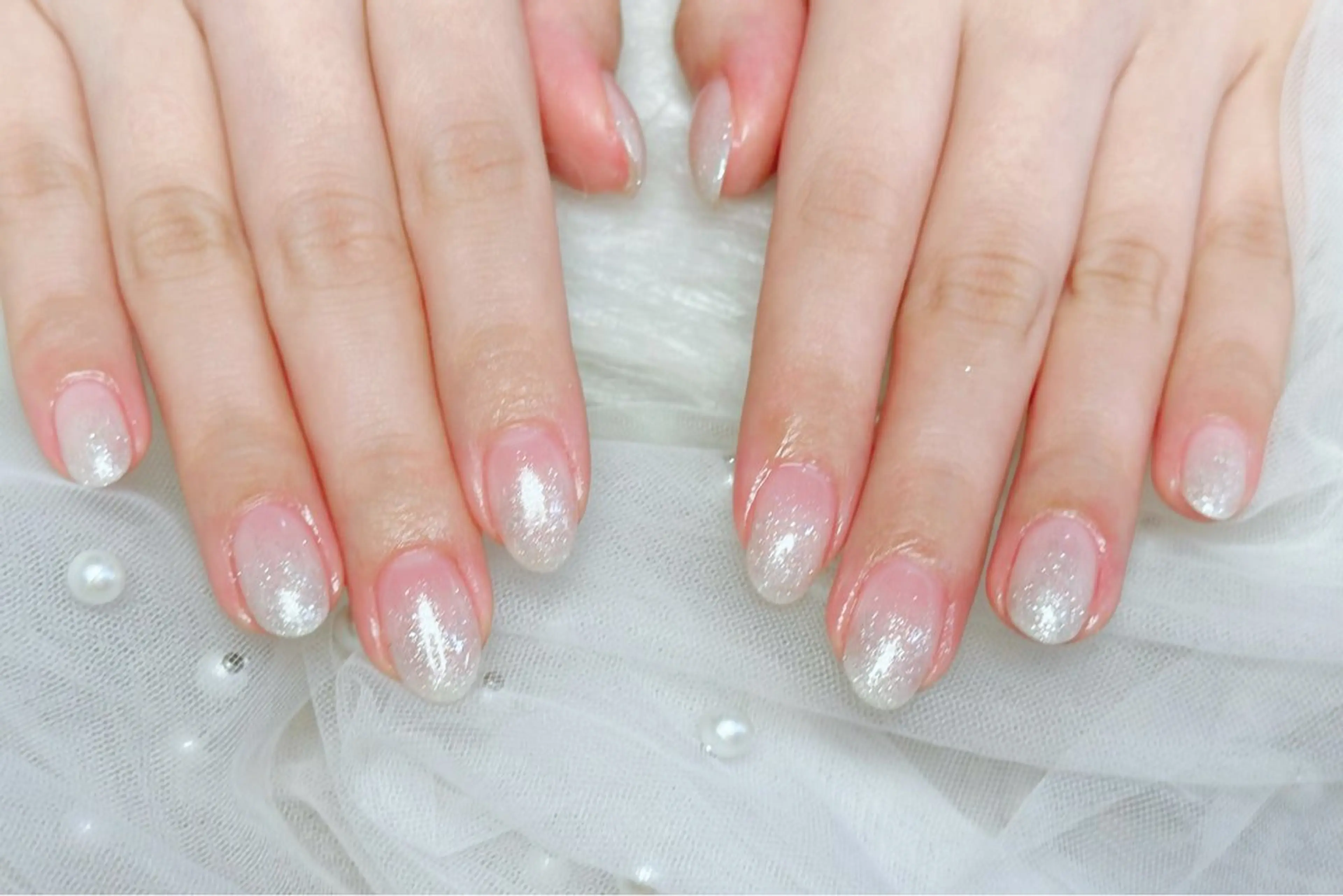 ネイル ハンドネイル 渋谷T&B りお ロング無制限中💫のネイルデザイン