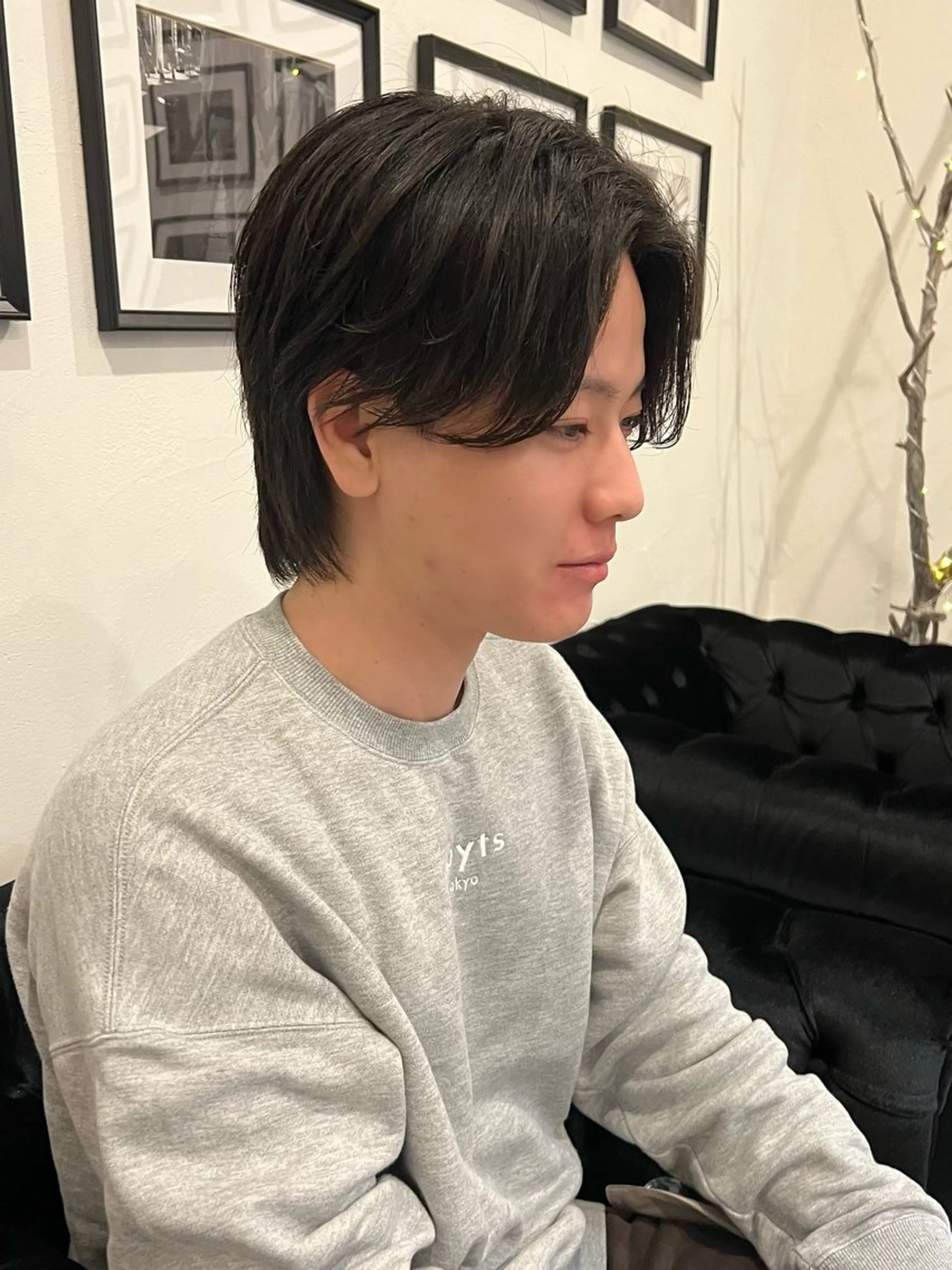 メンズ 🔷メンズフェザー スタイル🔹竹内凌のヘアスタイル