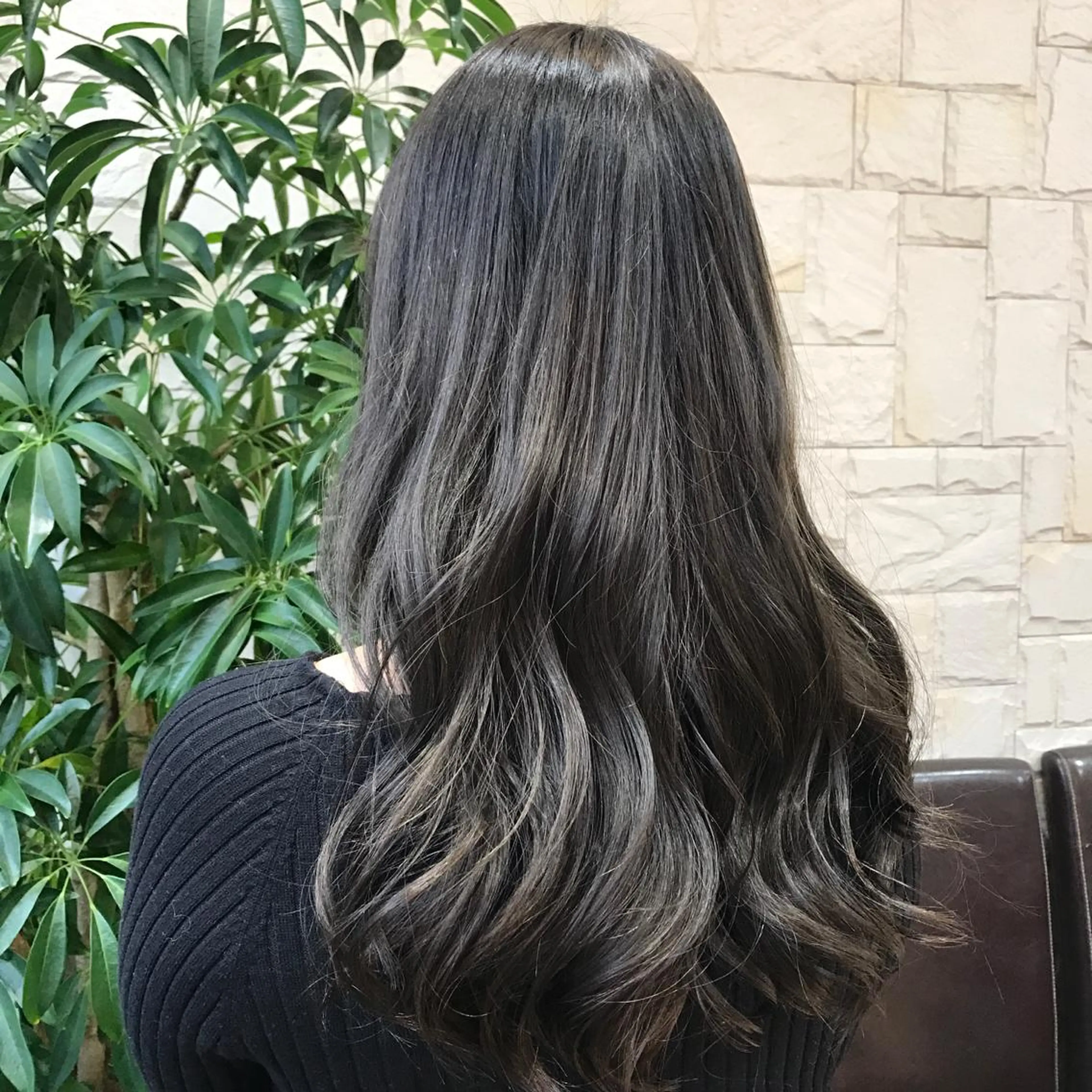 ロング カラー ヘアアレンジ Lall  You 大阪所属・🥛洒落髪小顔cut なら龍崎🥛のヘアスタイル