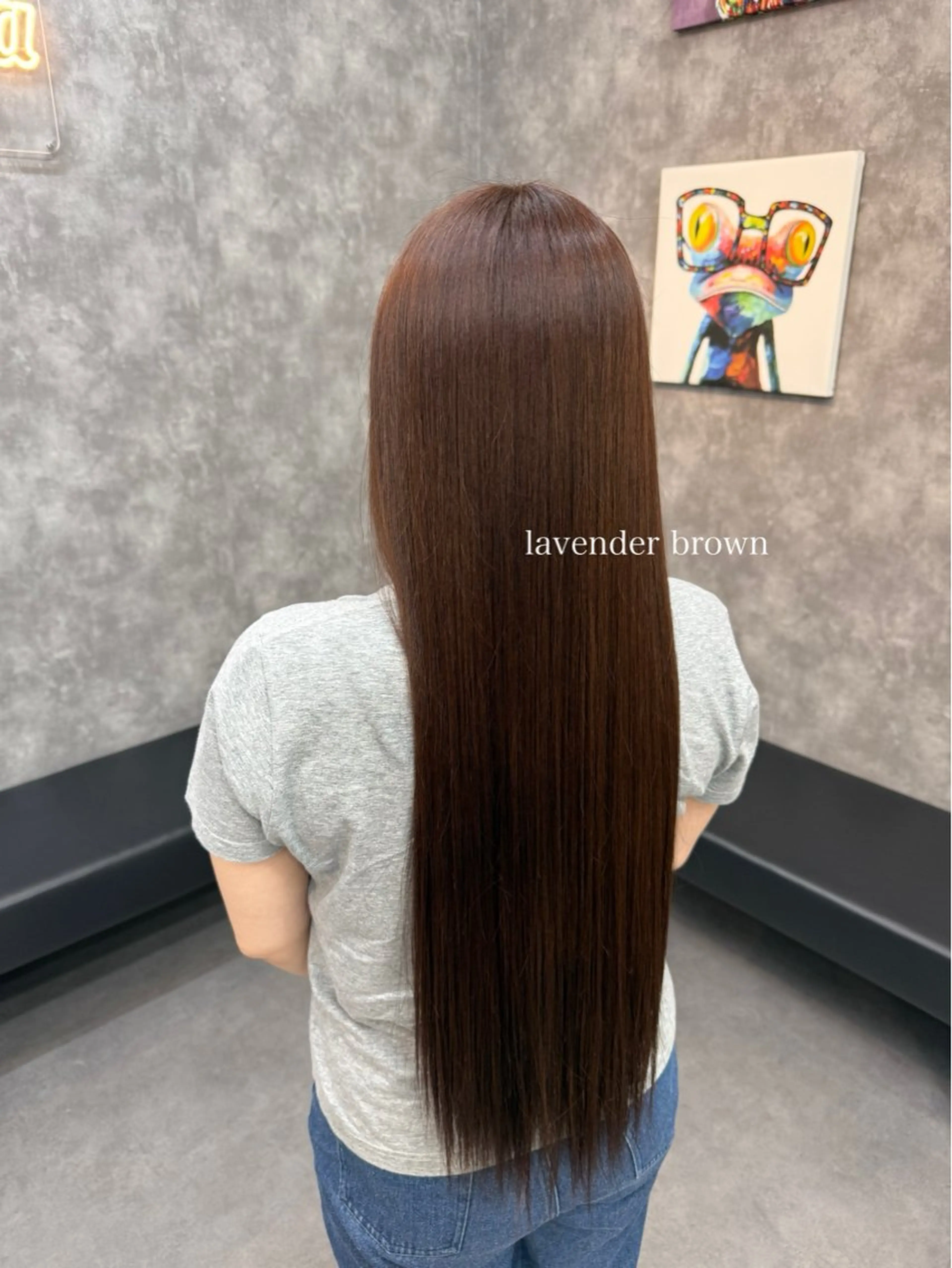 ロング カラー オーガニックカラー Amaris はらだのヘアスタイル