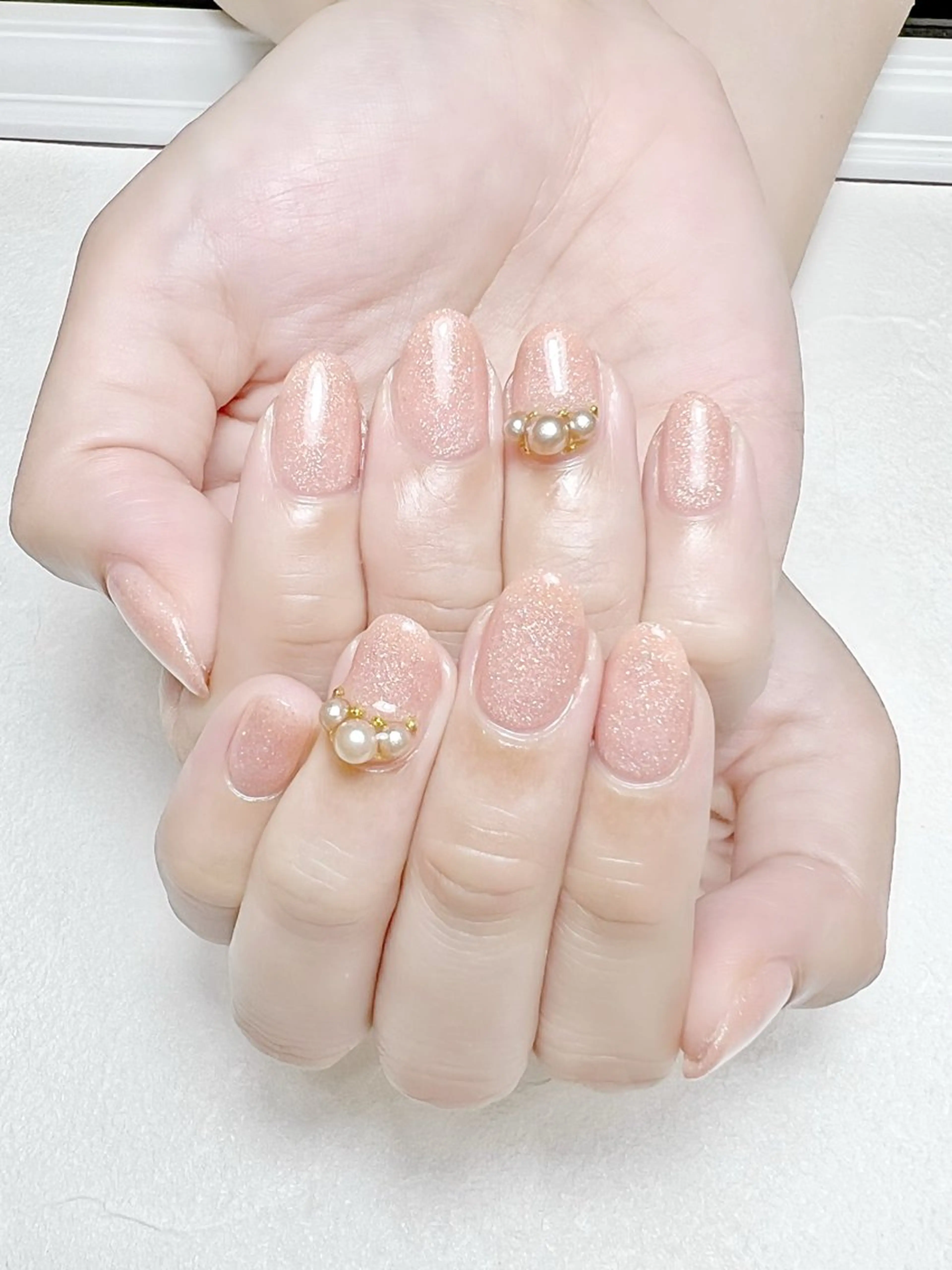 ネイル オフィスネイル ワンカラーネイル オレンジ rouse nail RISATOのネイルデザイン